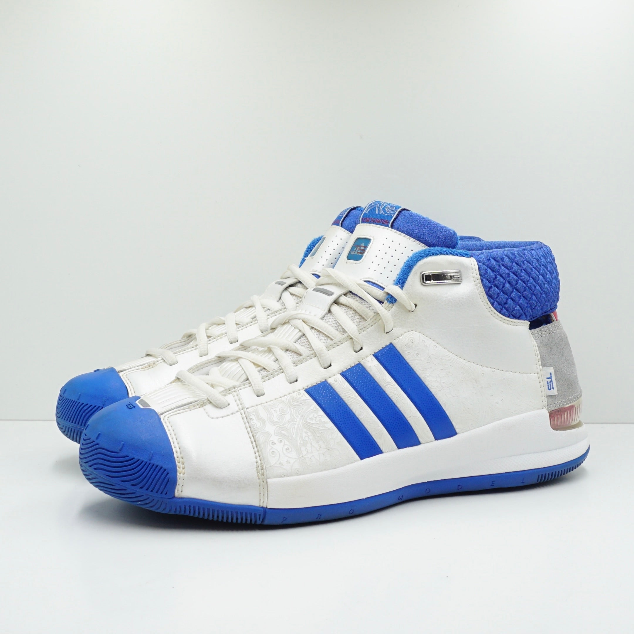 Adidas TS Team Signatur NDLA Blue Red White Lacer Print Sample