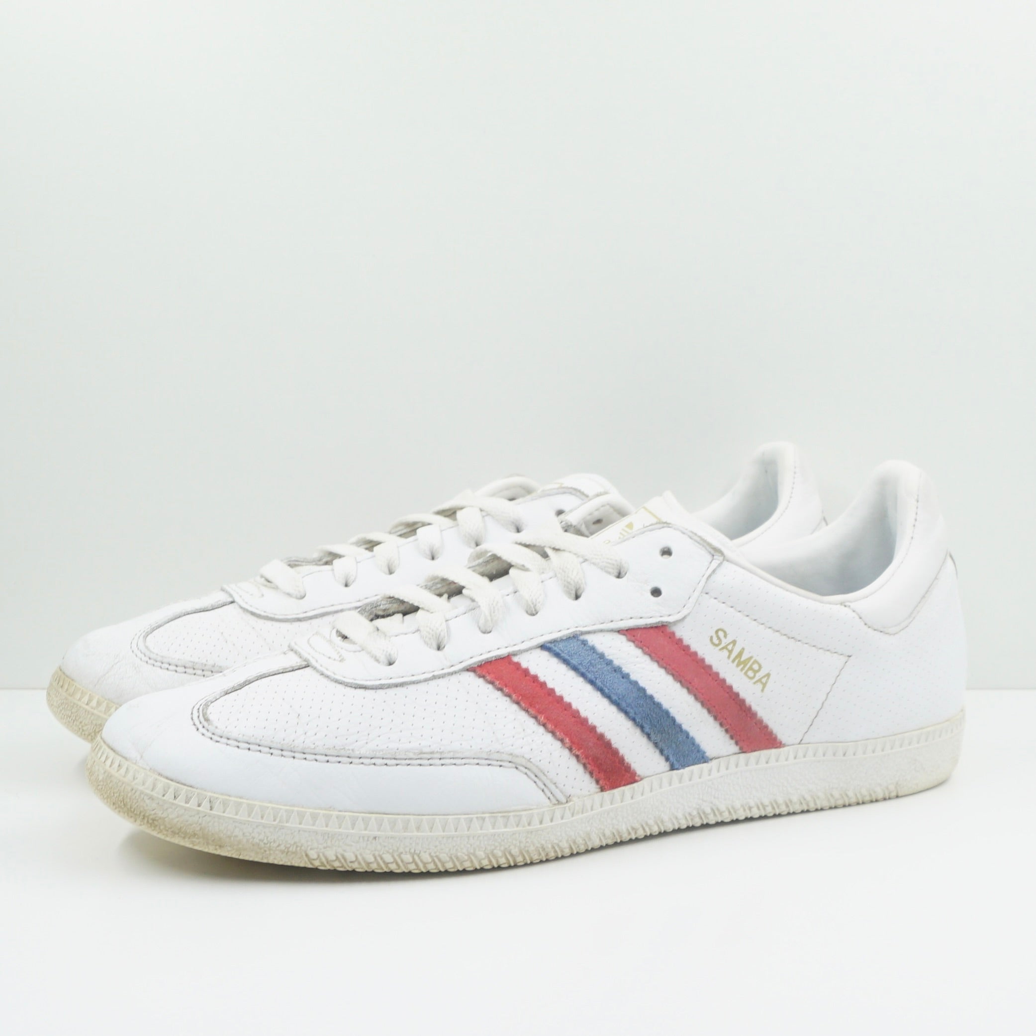 Adidas Samba White Blue Red (2010)