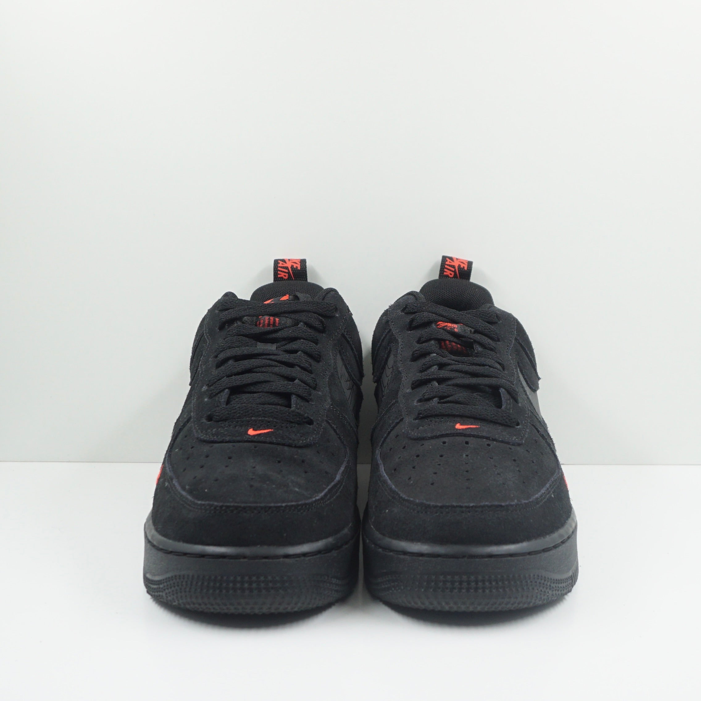 black af1 red swoosh