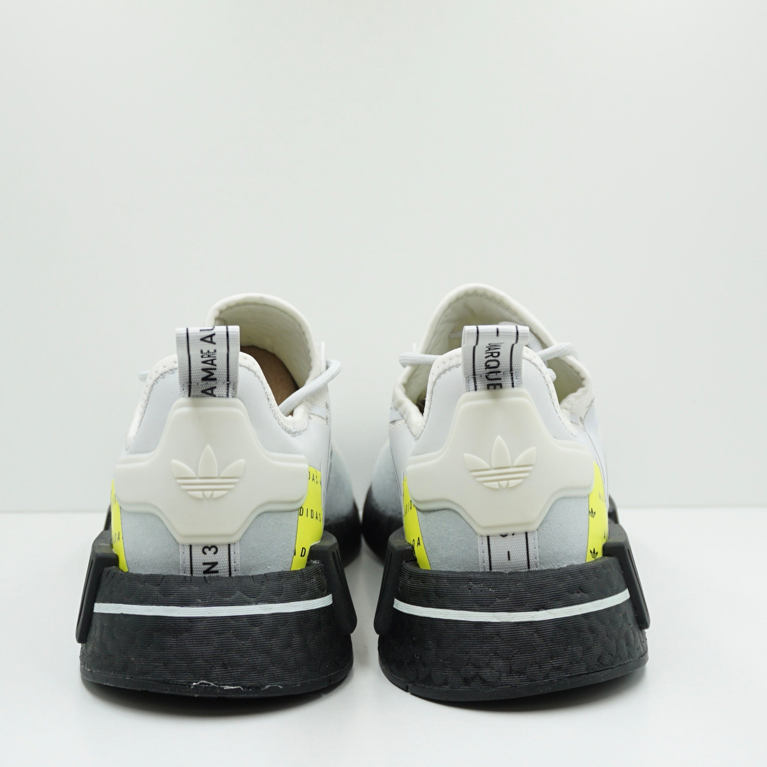 Adidas NMD R1 White Team Solar Yellow