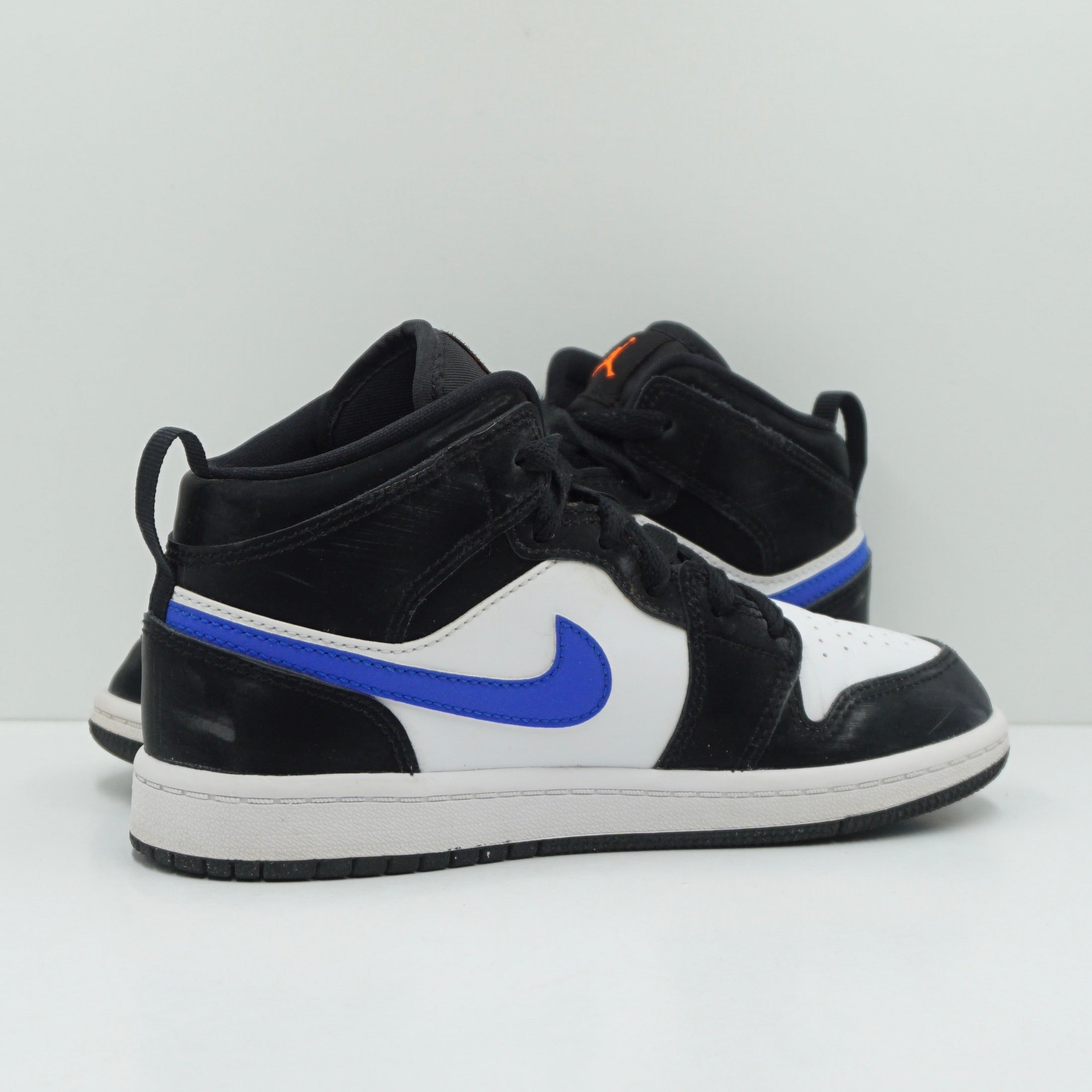 Jordan 1 Mid Black Racer Blue White (PS)