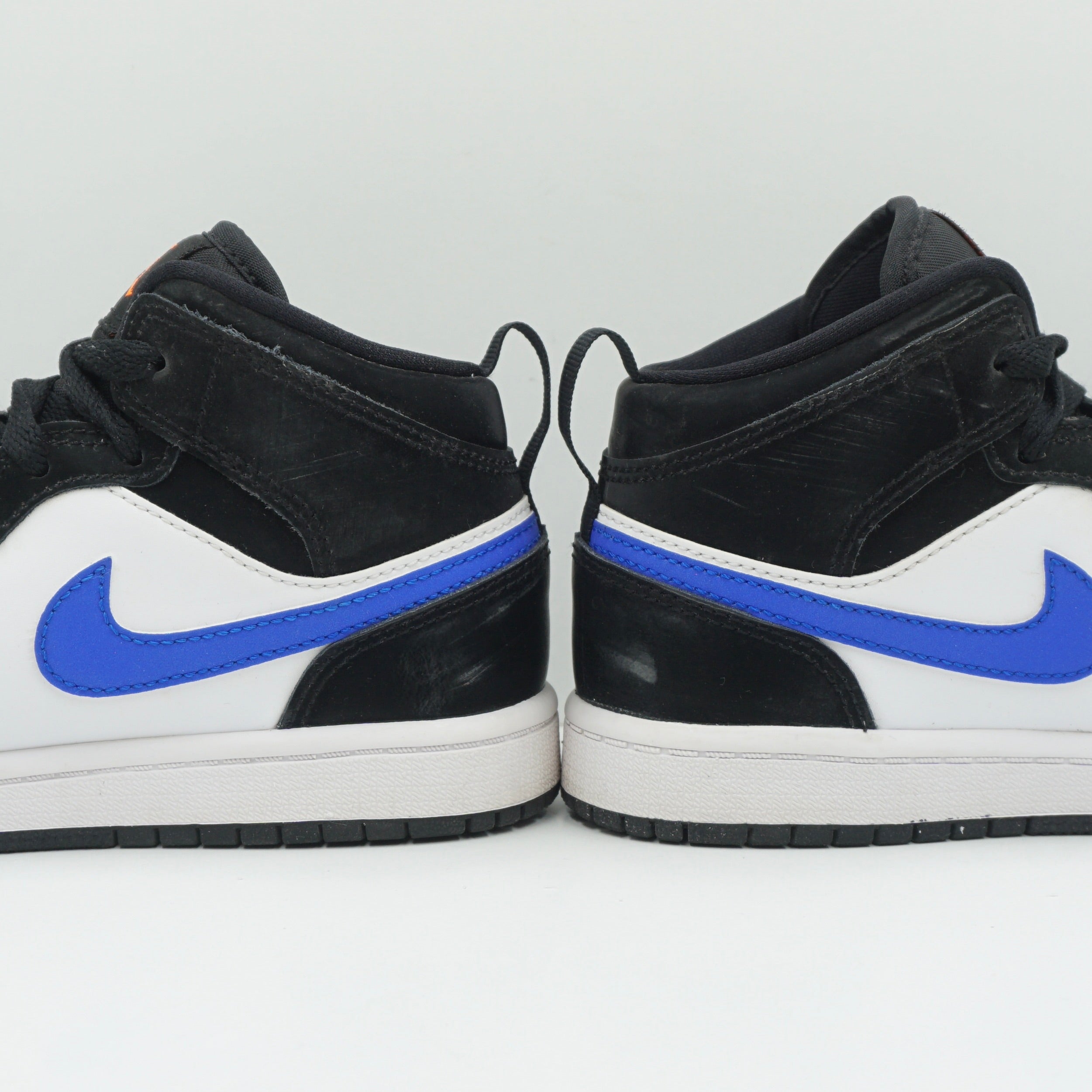 Jordan 1 Mid Black Racer Blue White (PS)