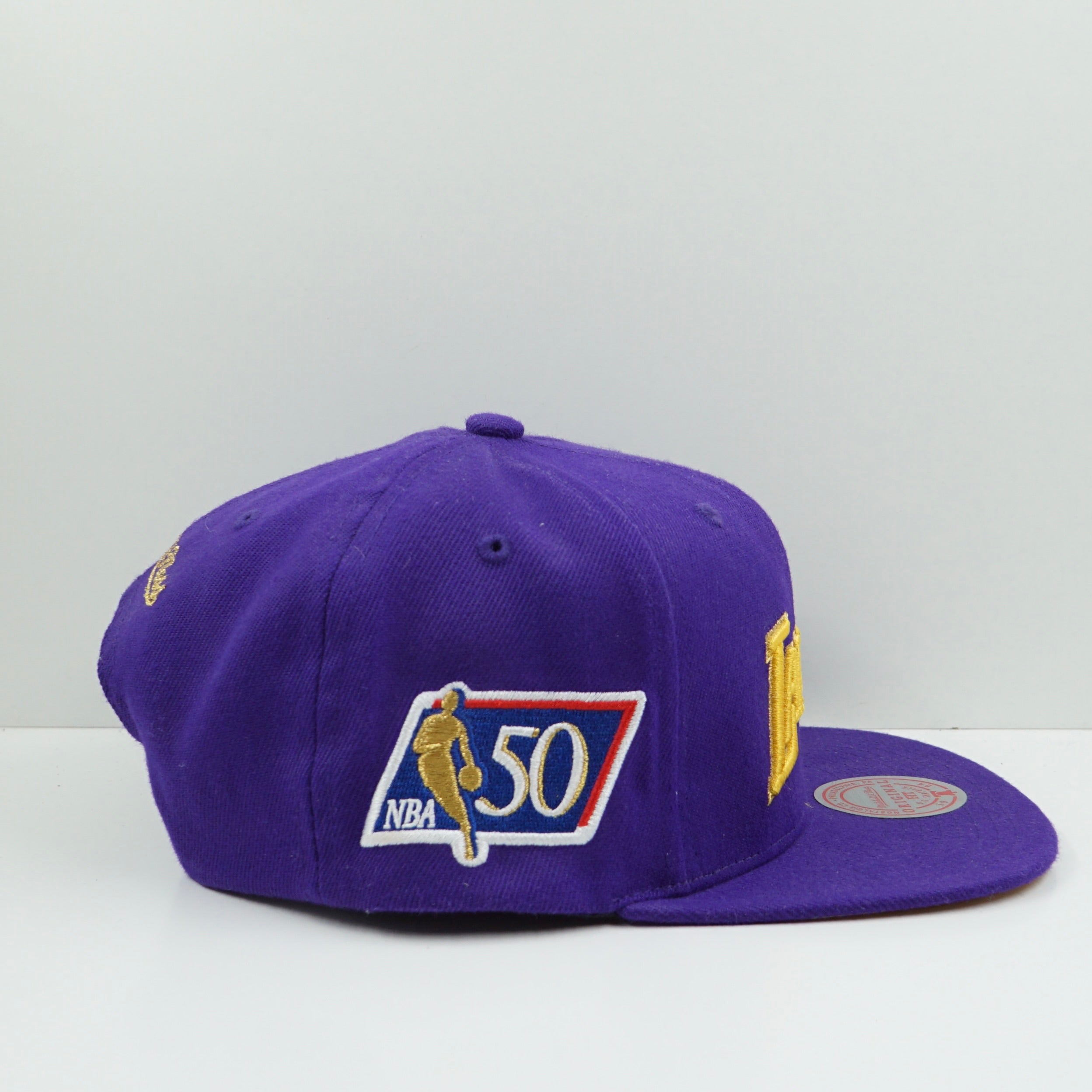 Mitchell & Ness Hardwood Classics Los Angeles Lakers NBA 50 Snapback Cap