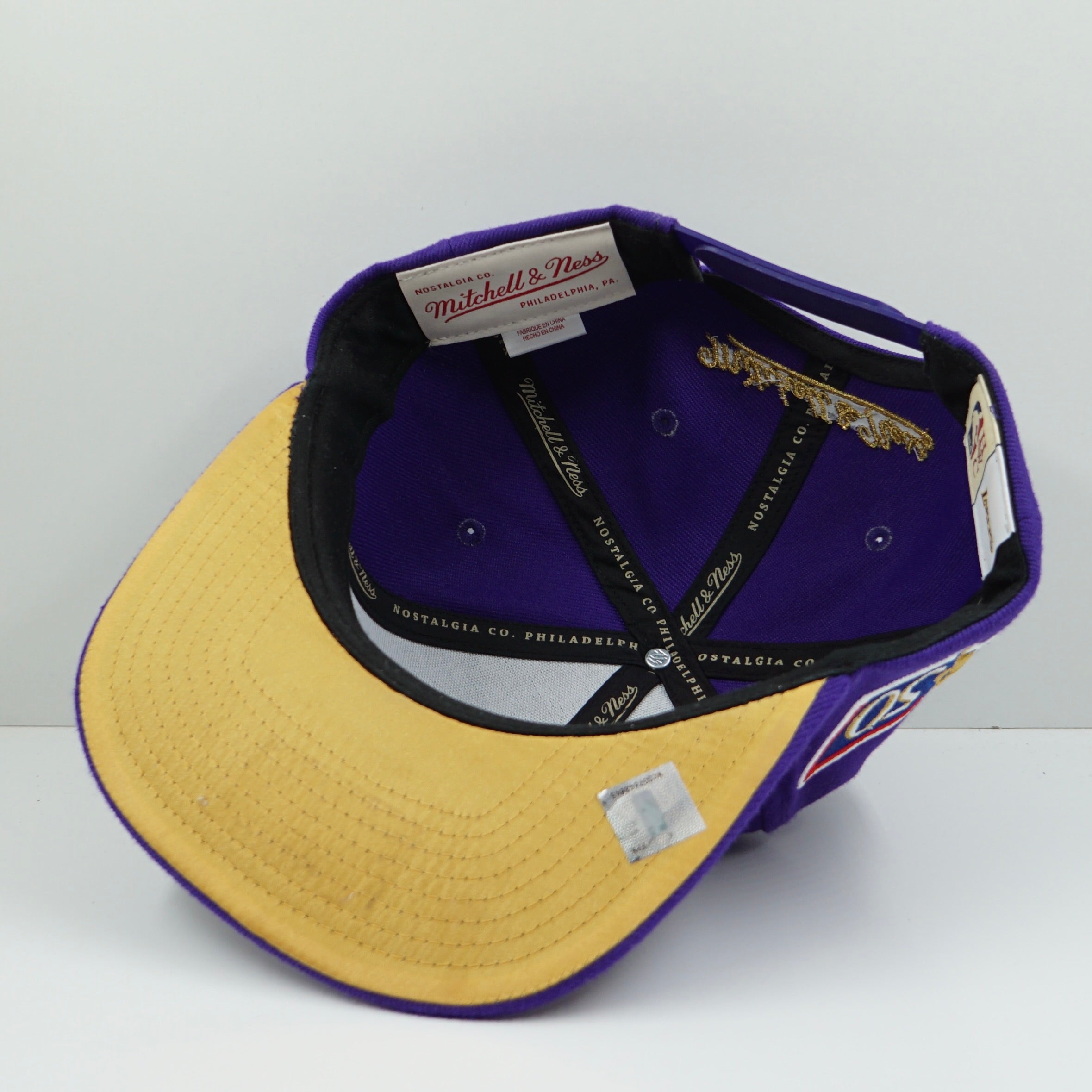 Mitchell & Ness Hardwood Classics Los Angeles Lakers NBA 50 Snapback Cap
