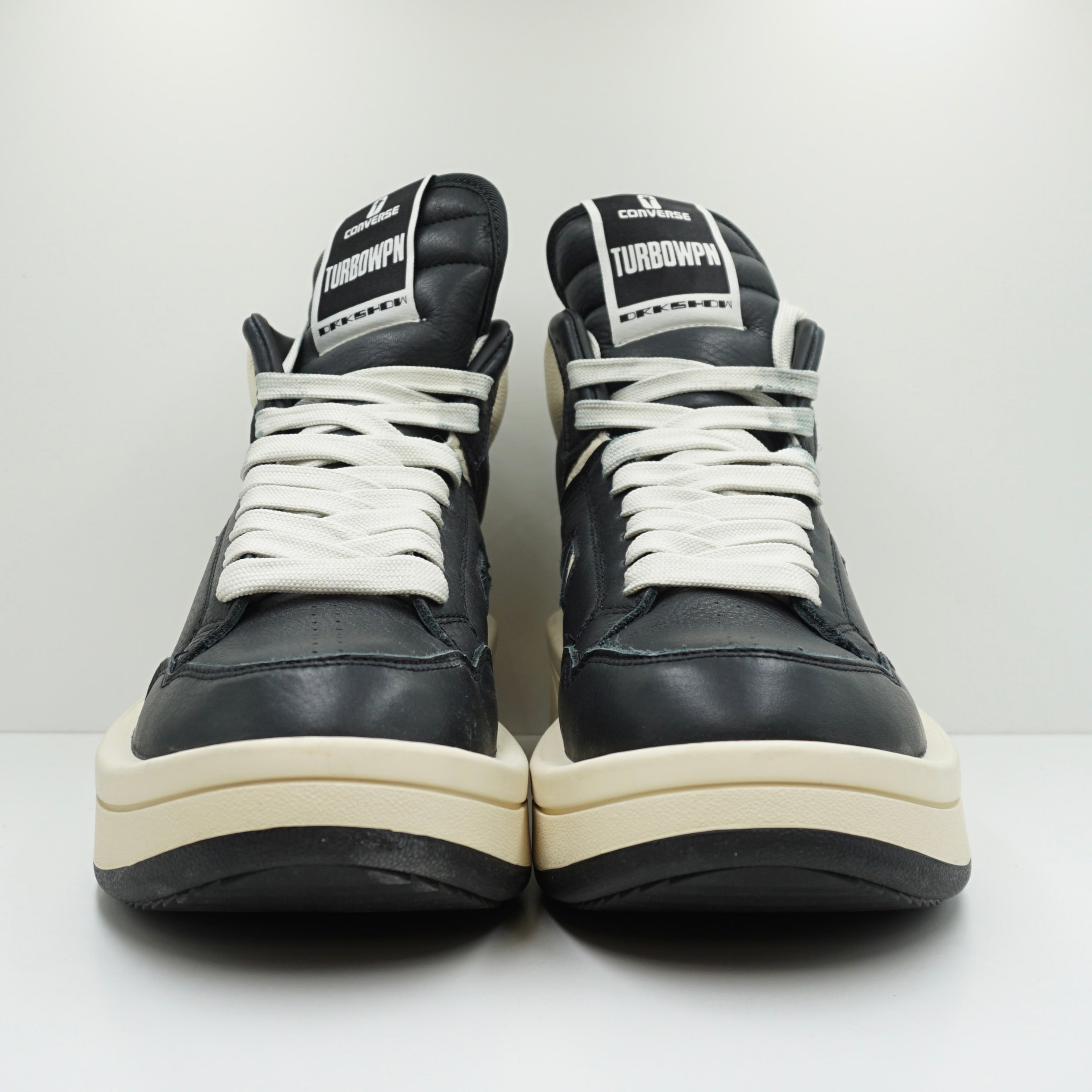 Converse TURBOWPN Mid Rick Owens DRKSHDW Black Cloud Cream