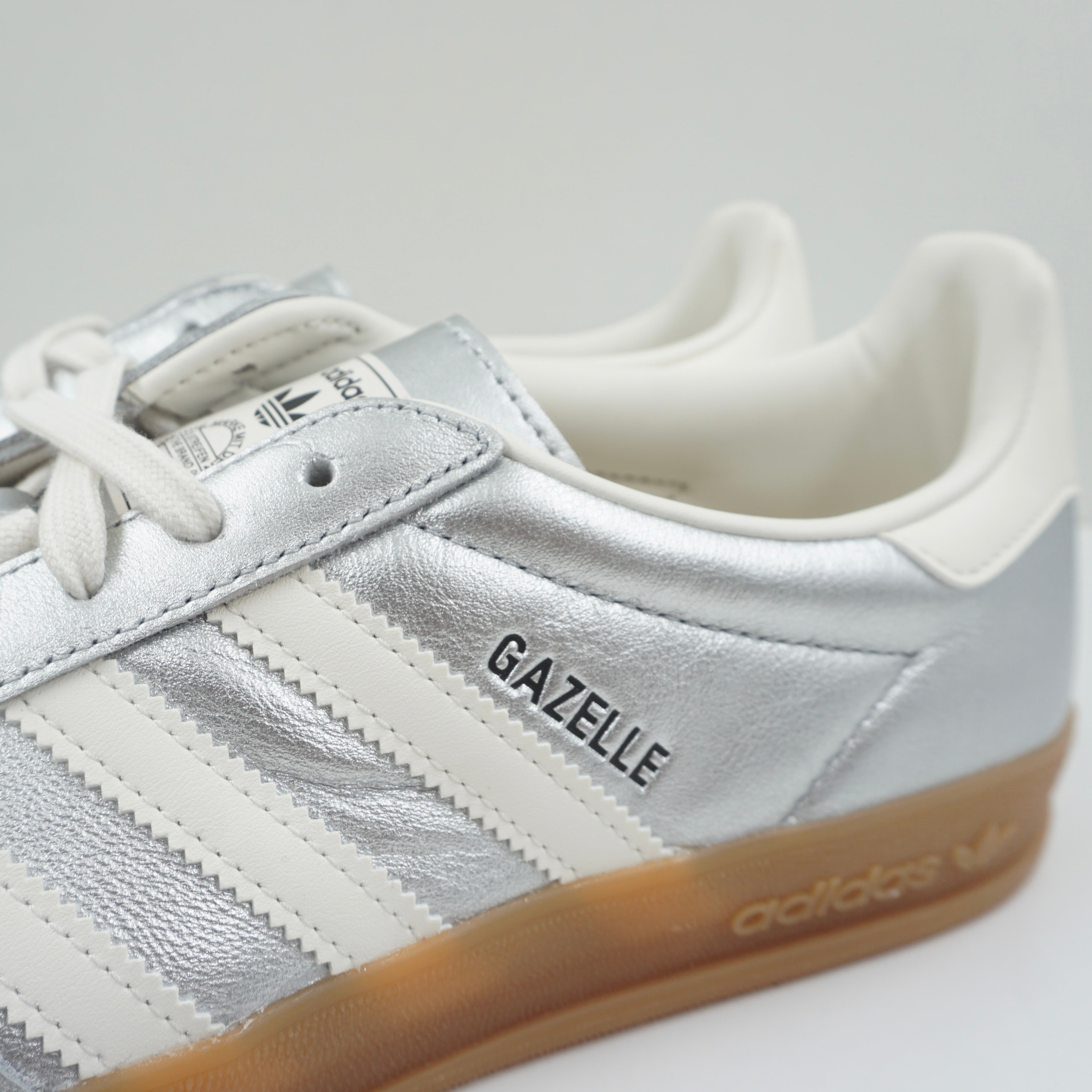 Adidas Gazelle Indoor Silver Metallic Core White