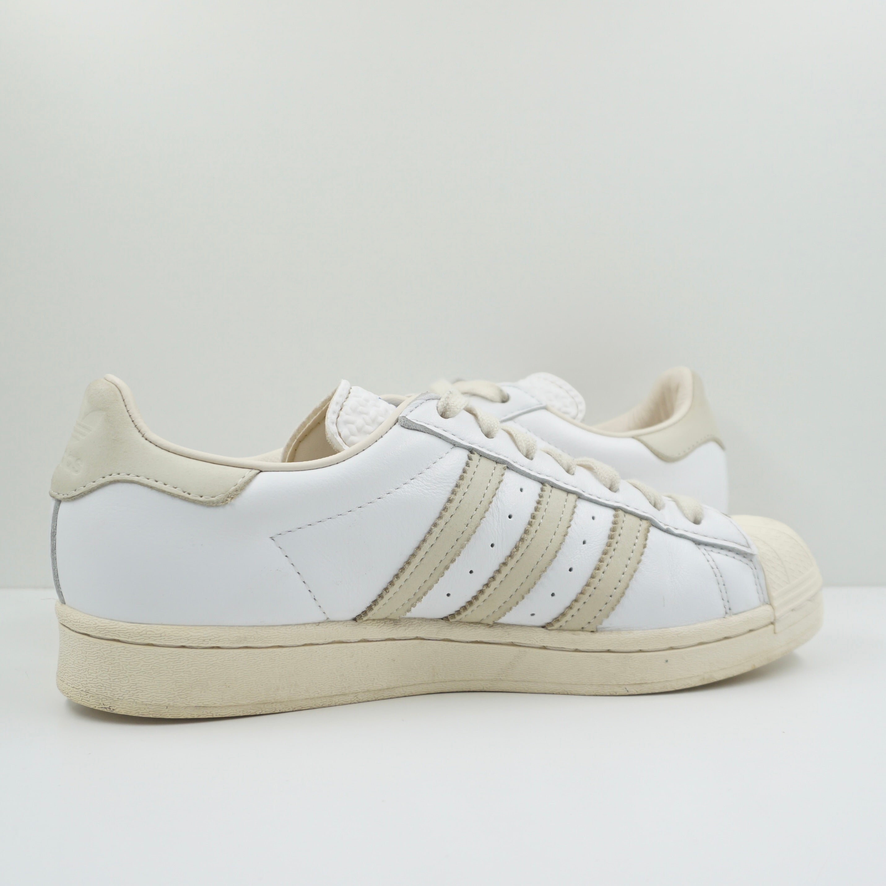 Adidas Superstar Cream White Size Tag