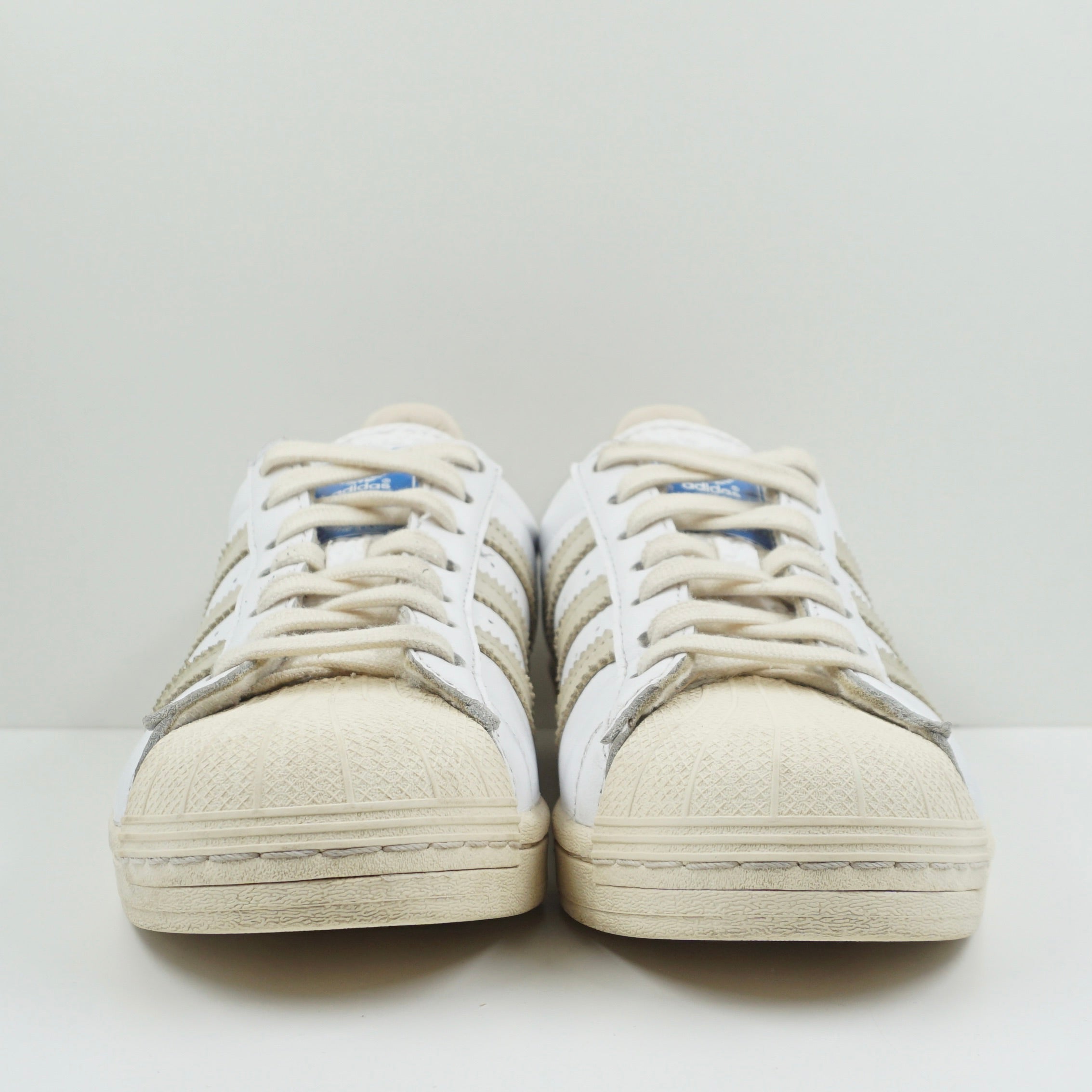 Adidas Superstar Cream White Size Tag