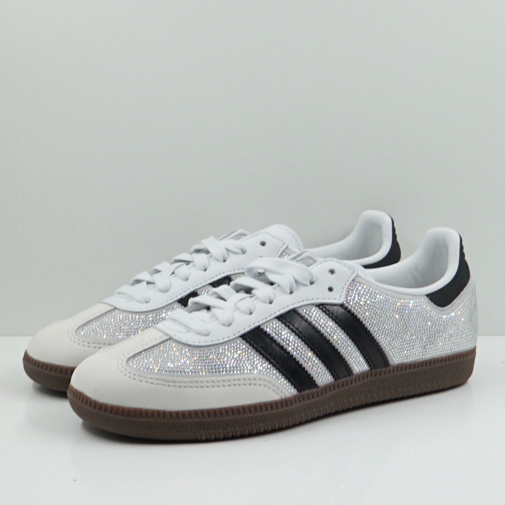 Adidas Samba OG Rhinestone Crystal White Silver (W)