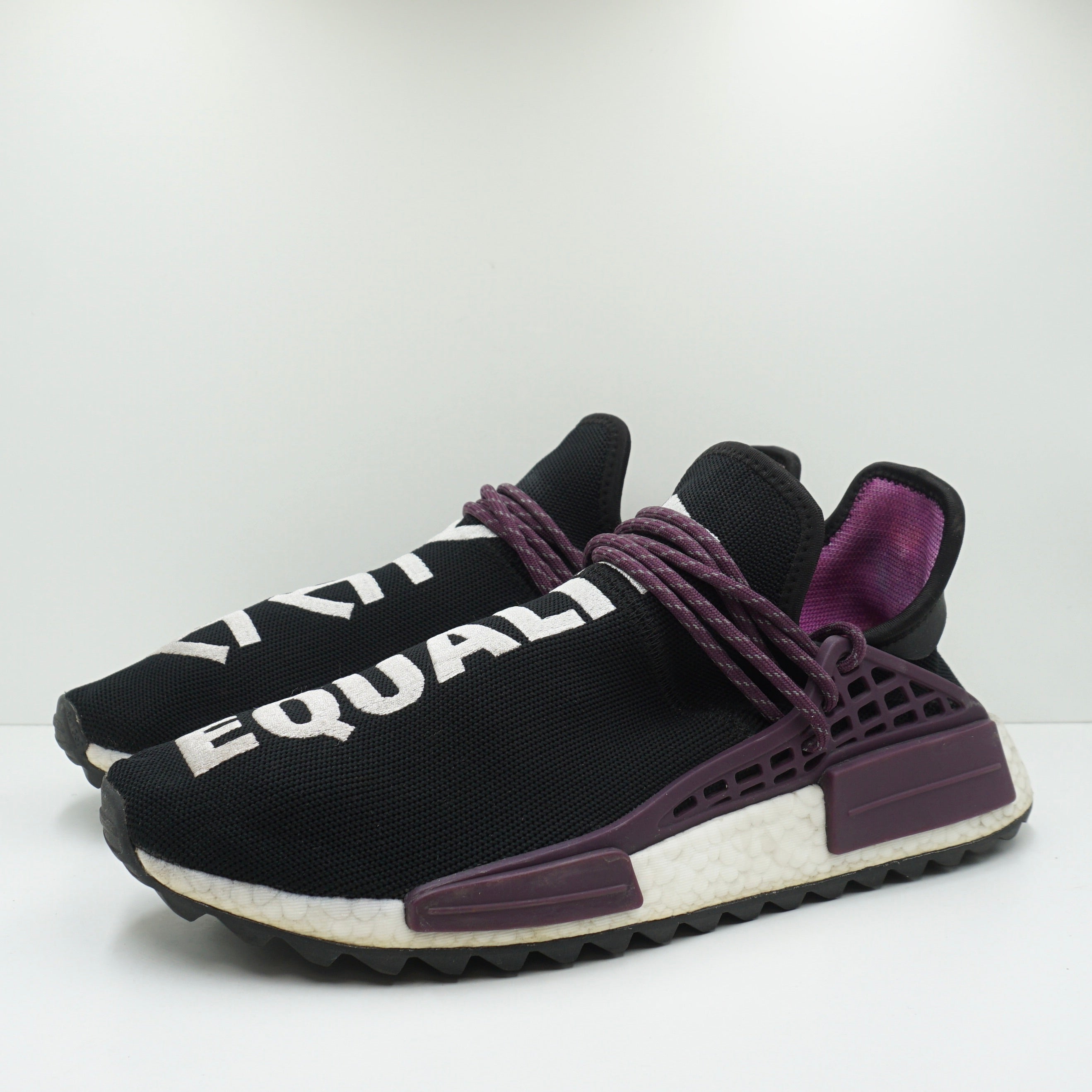 adidas human race purple black