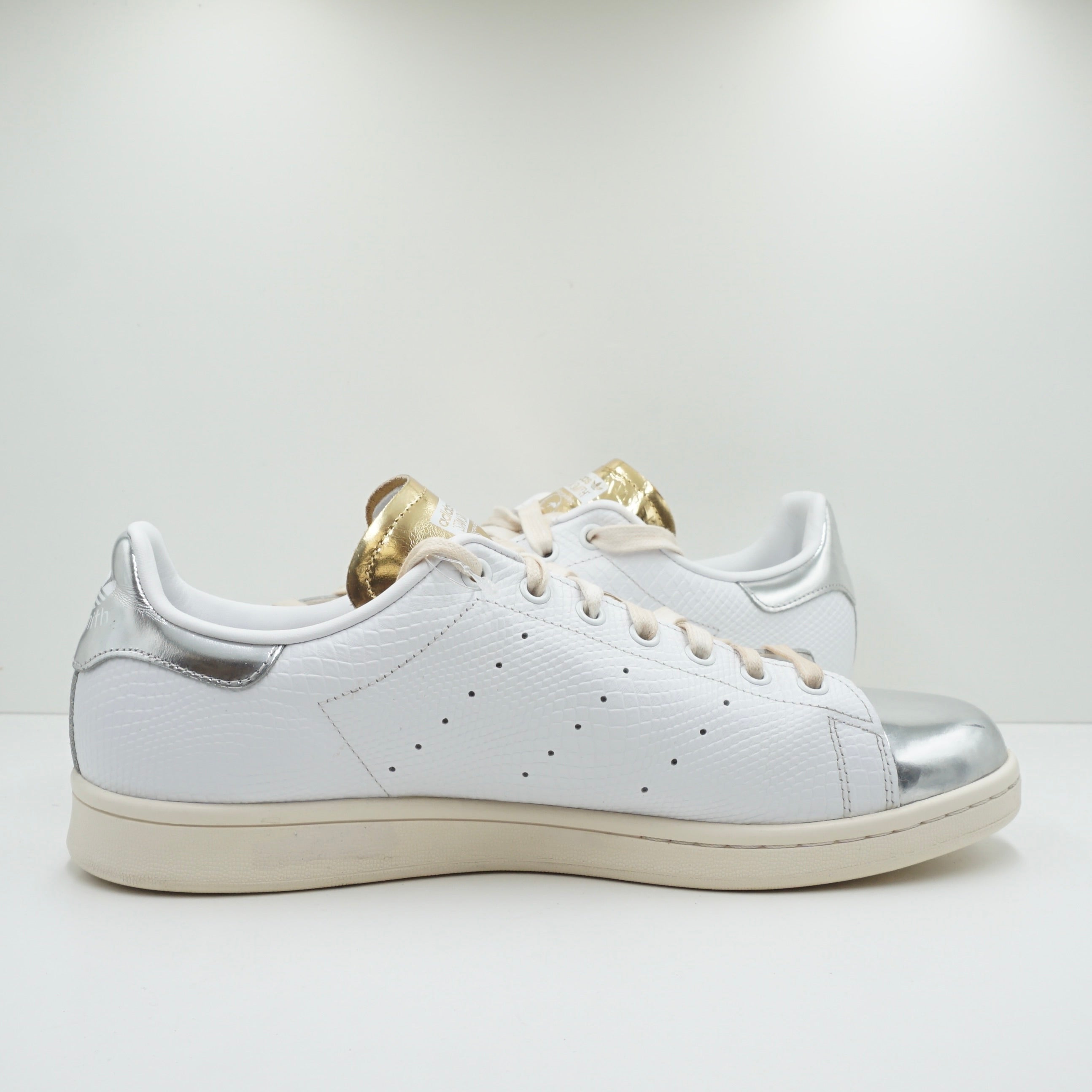 Adidas Stan Smith White Silver Gold