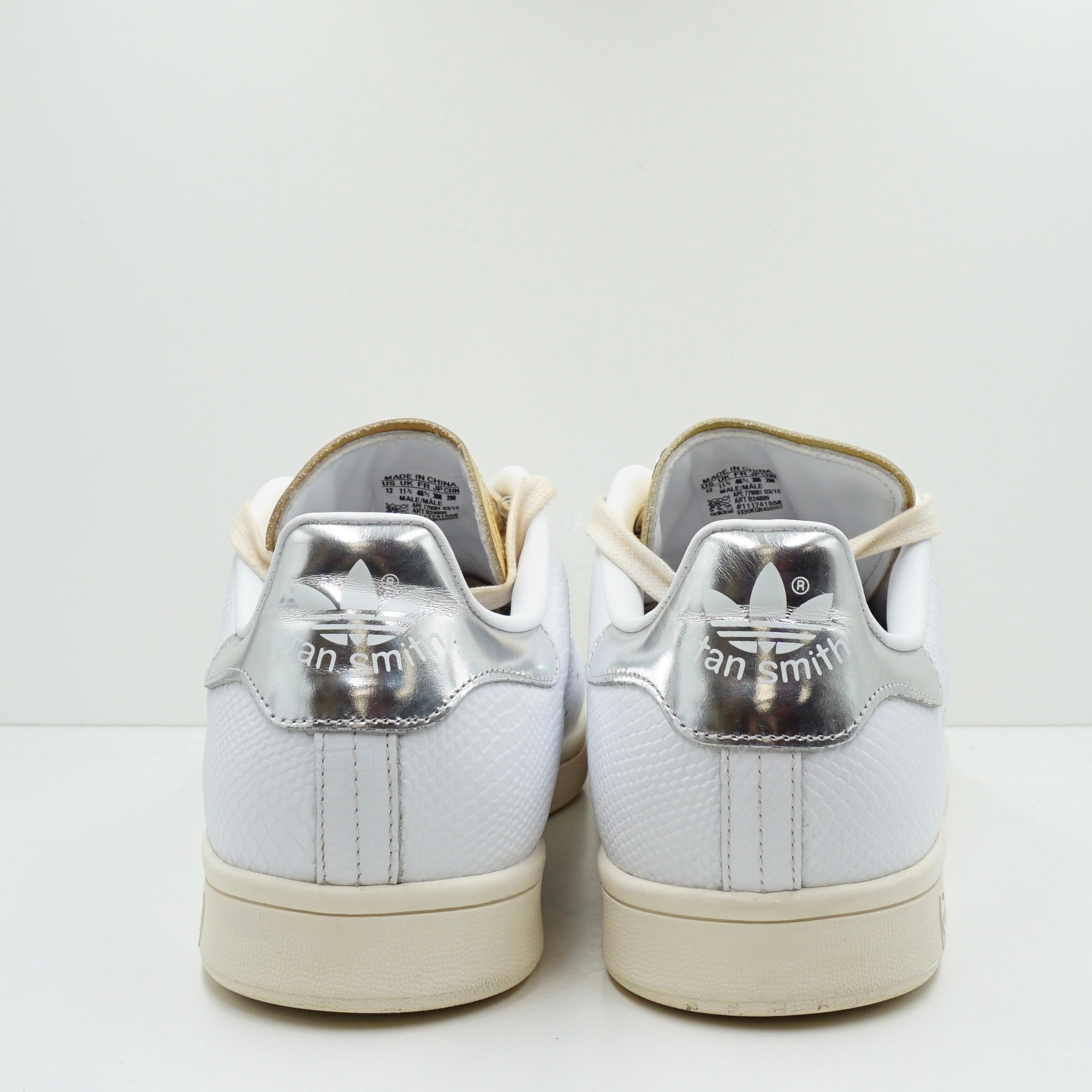 Adidas Stan Smith White Silver Gold