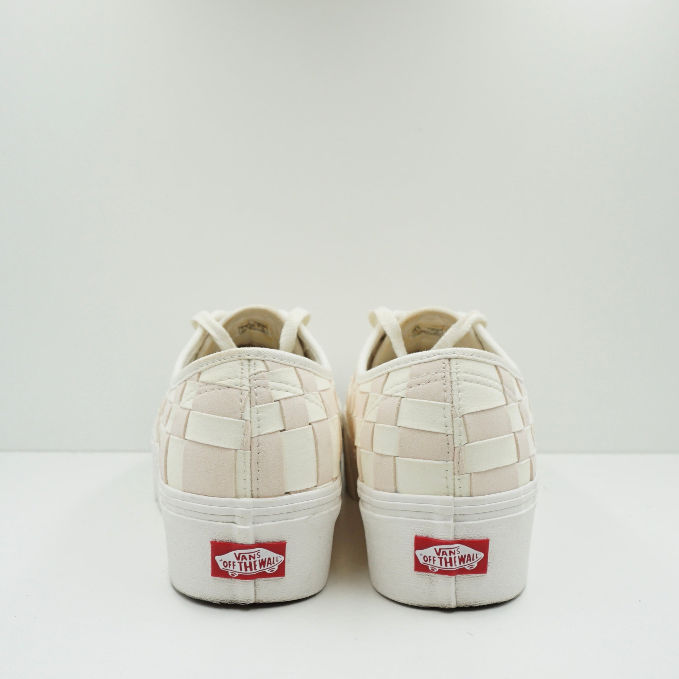 Vans Authentic Stackform Woven White Pink