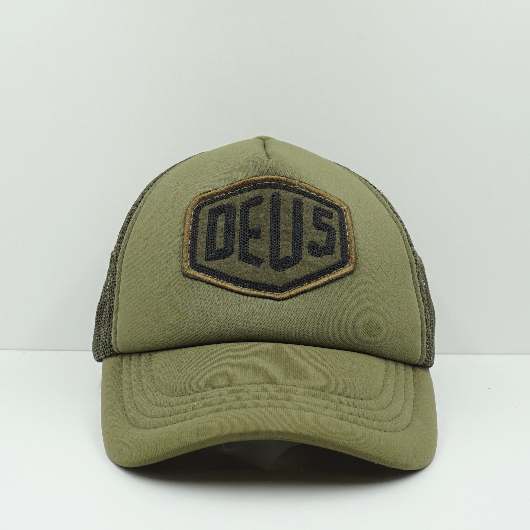 Deus Ex Machina Green Trucker Snapback Cap