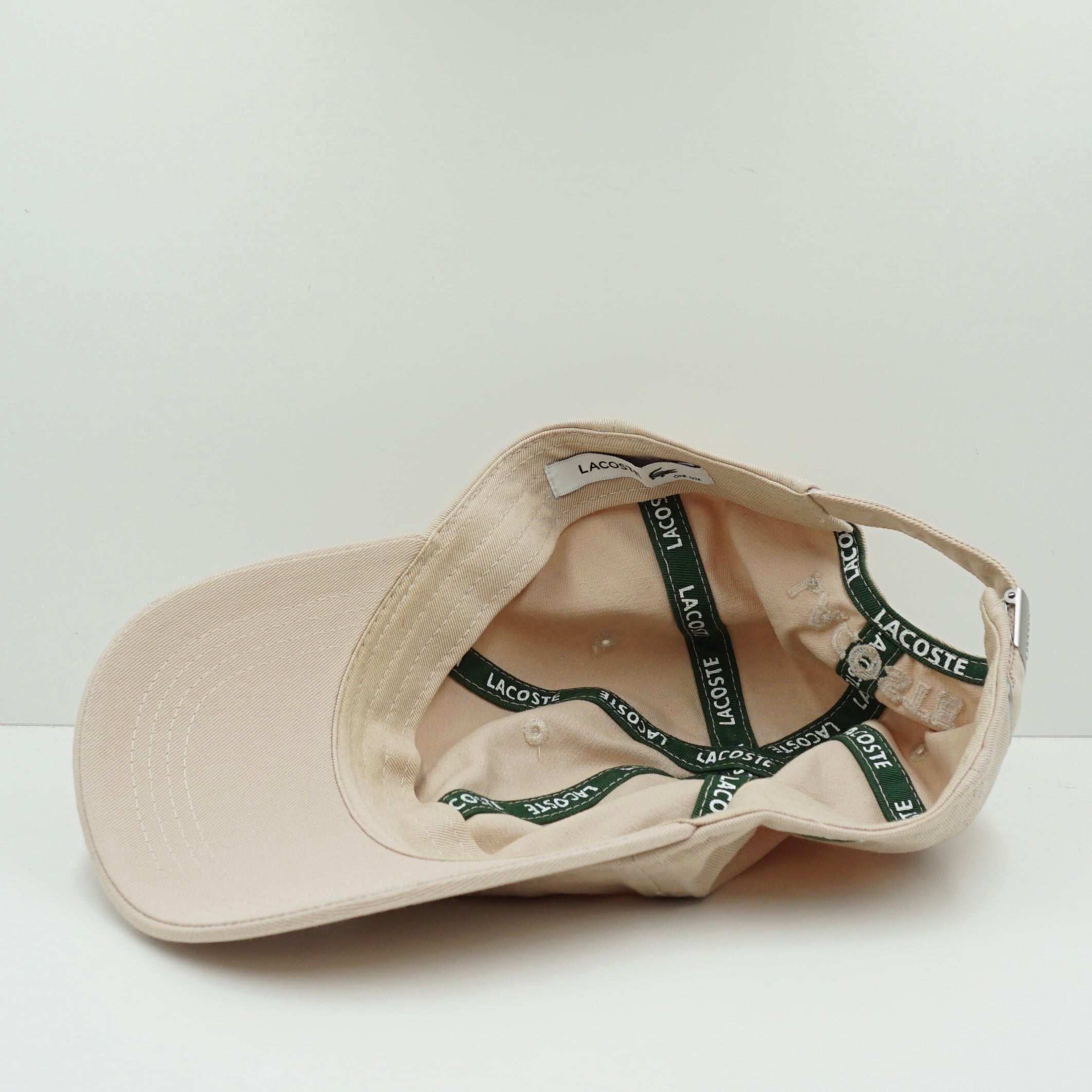 Lacoste Beige Adjustable Cap