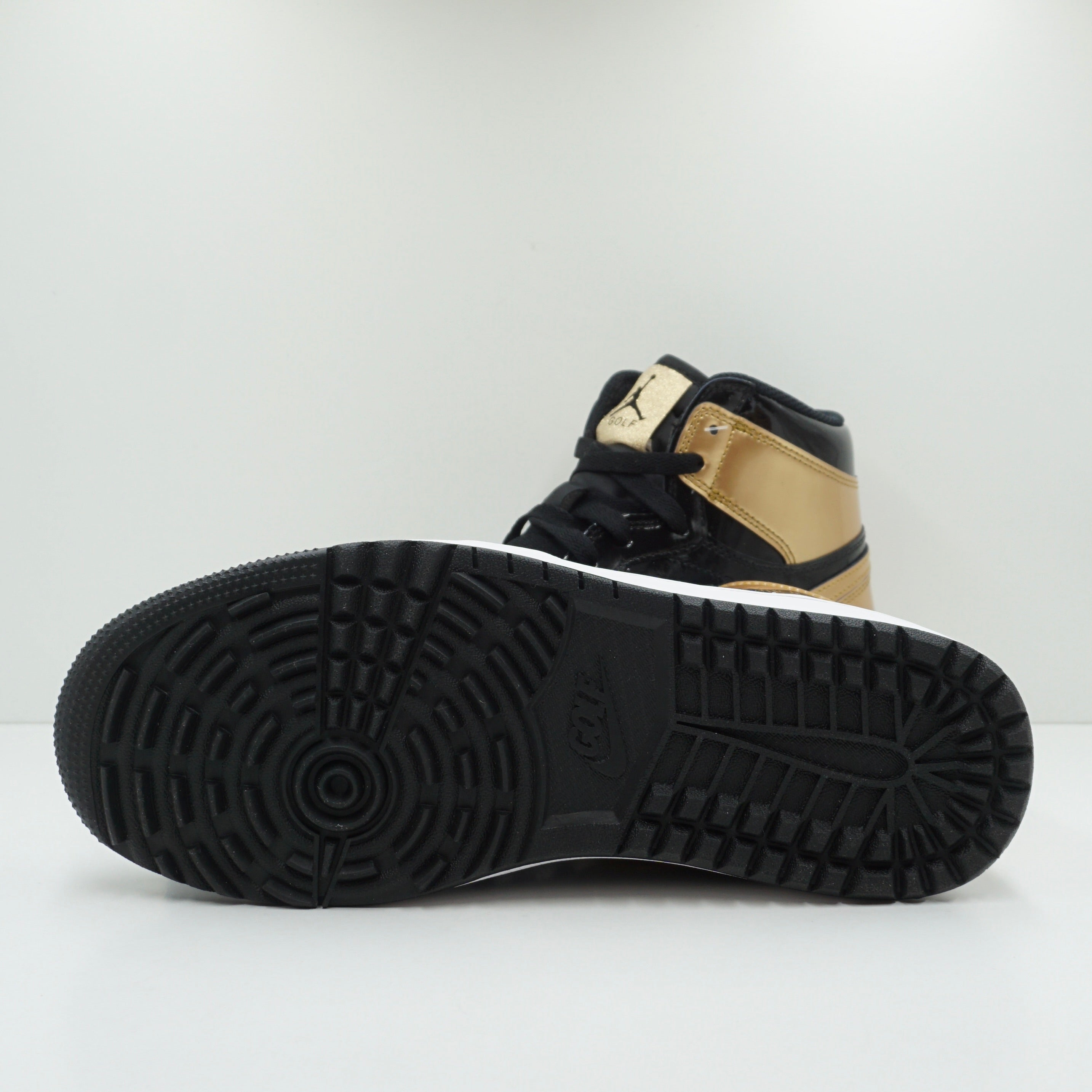 Jordan 1 Retro High Golf Patent Gold Toe