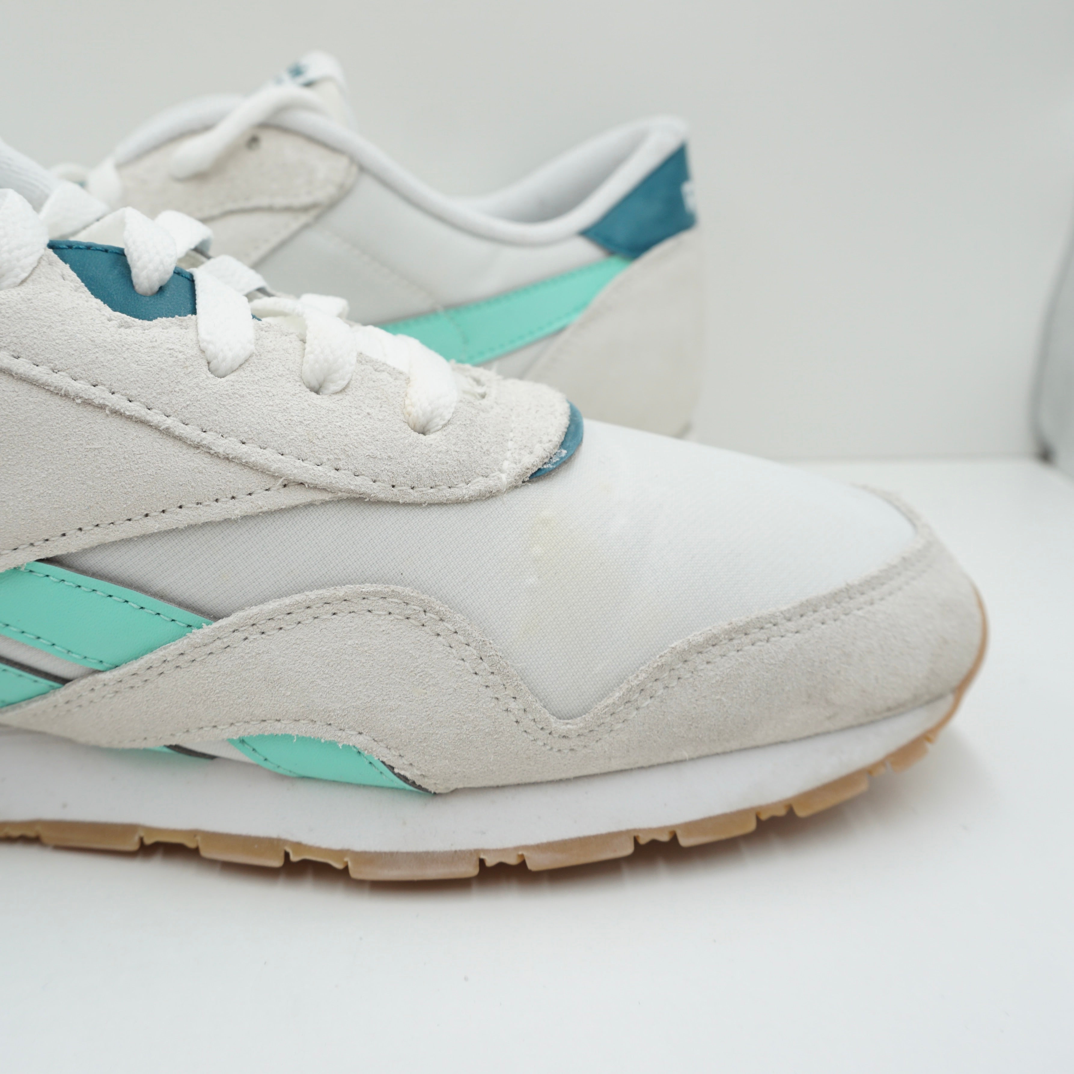 Reebok Classic Nylon Beige Turquoise