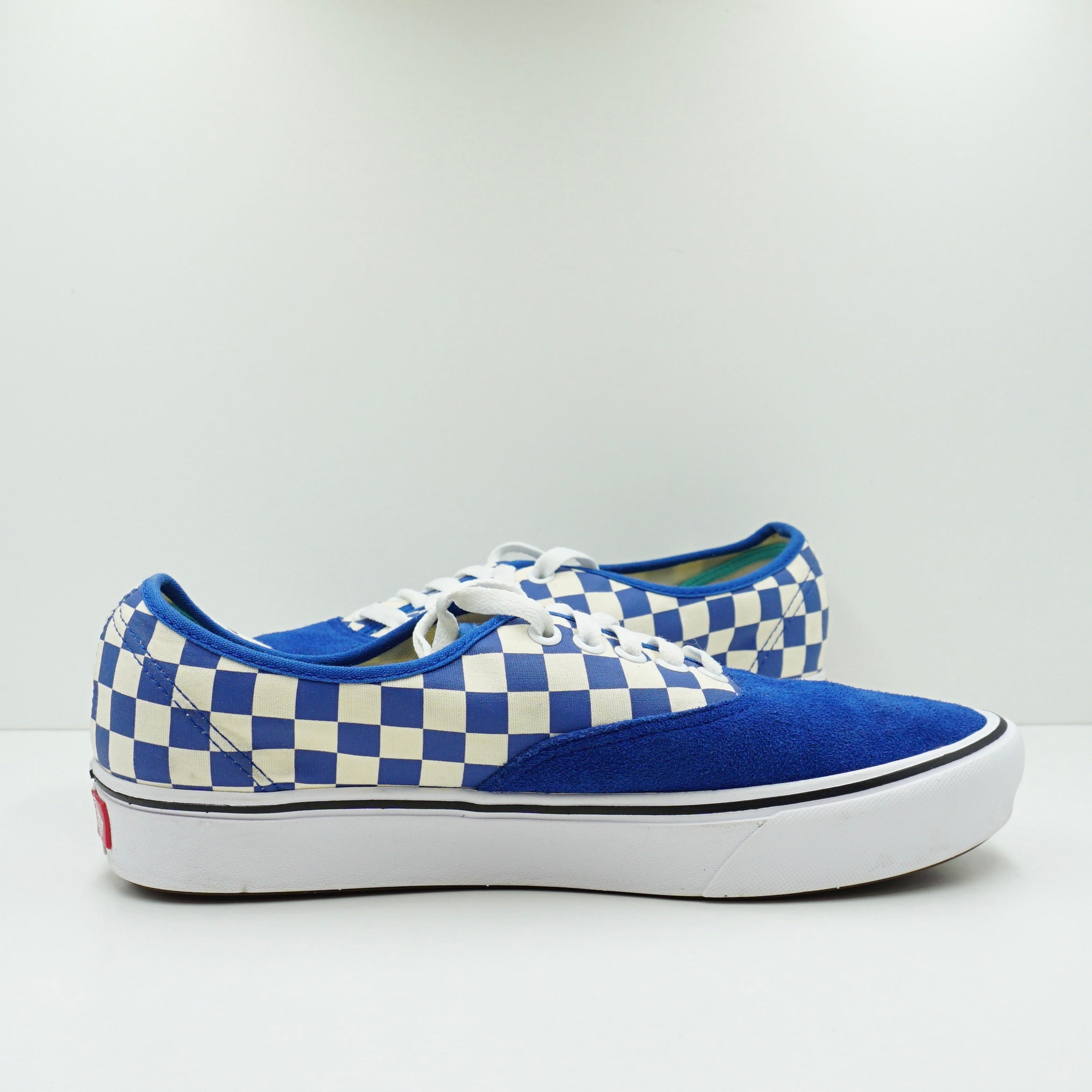 Vans Authentic Comfycush Checker Blue White