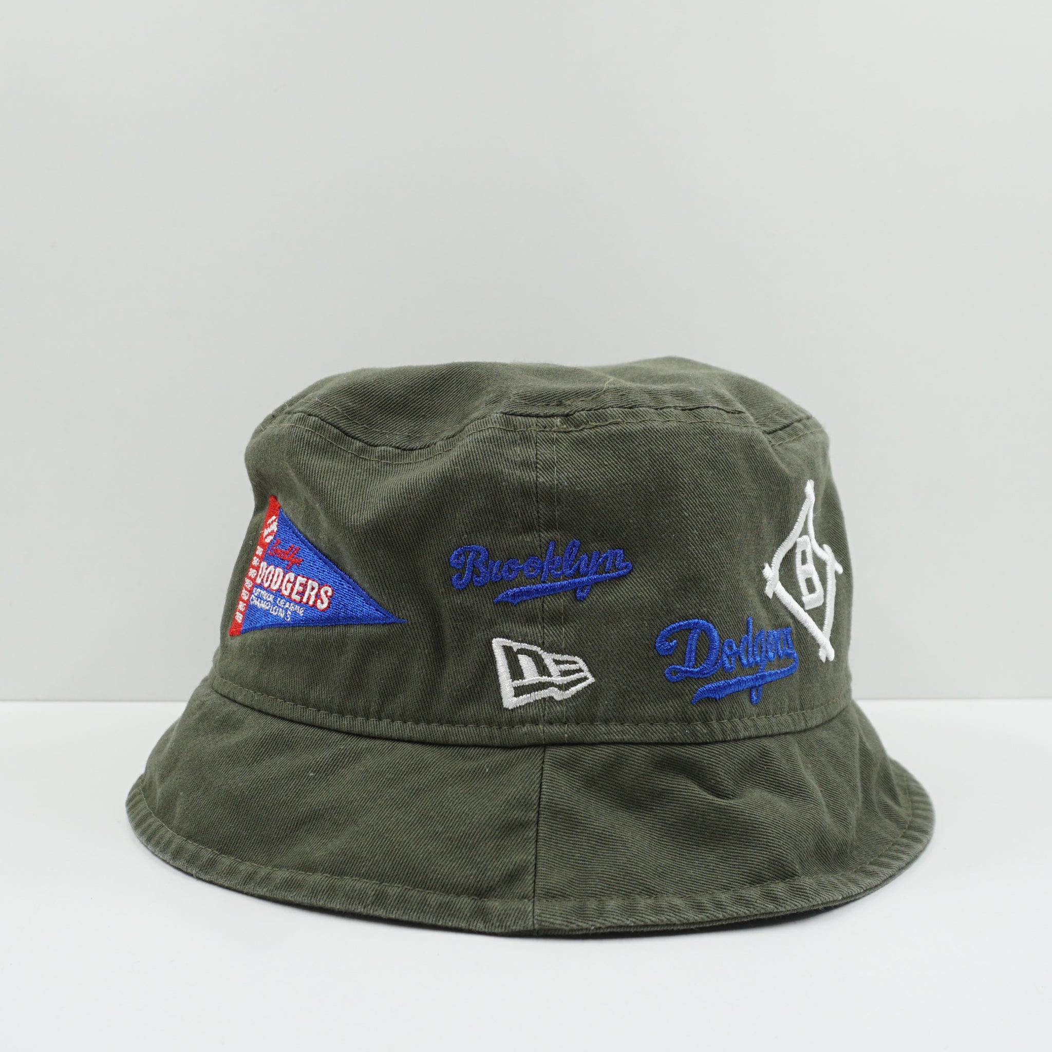 Brooklyn Dodgers Cooperstown Green Bucket Hat Used