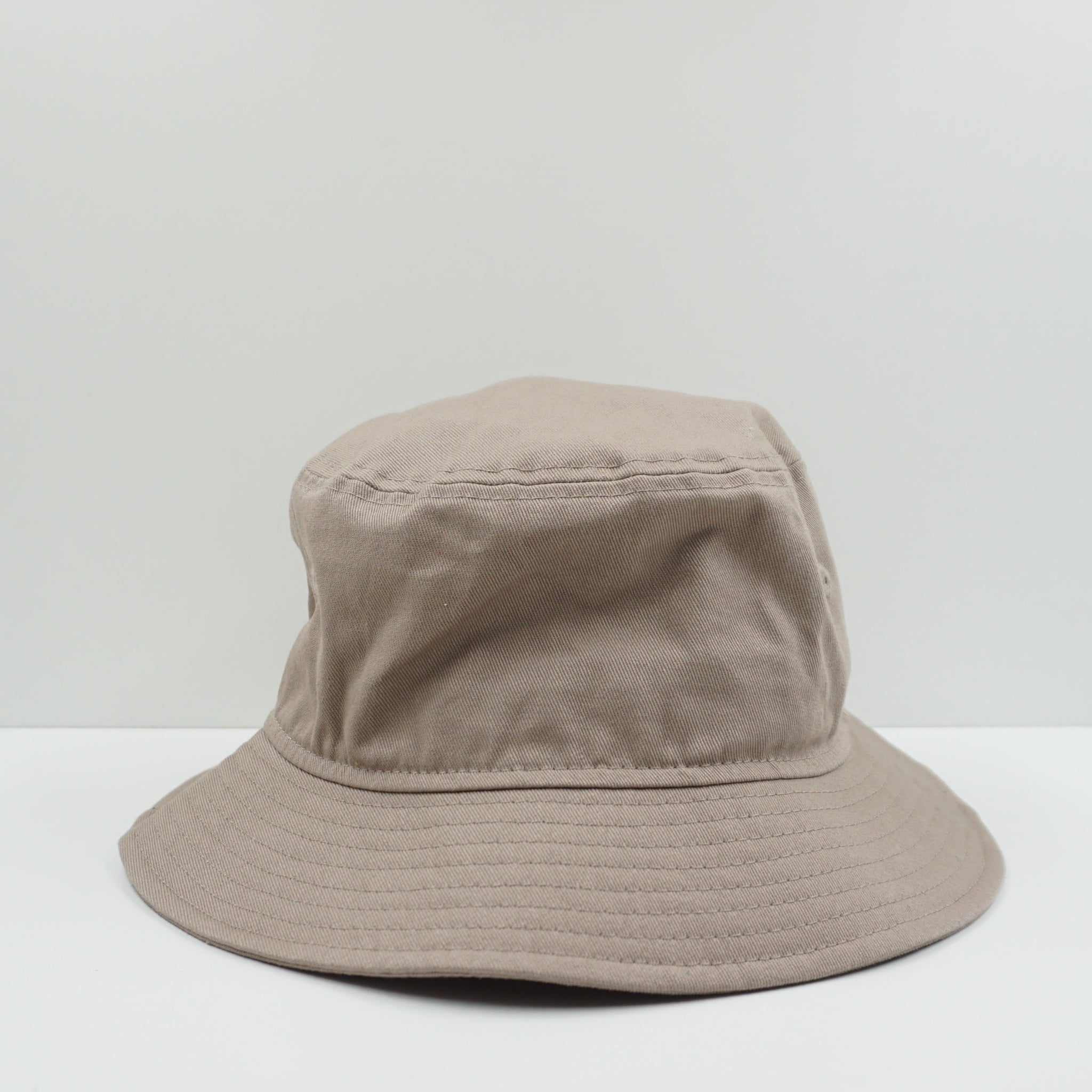 New Era Beige Bucket Hat