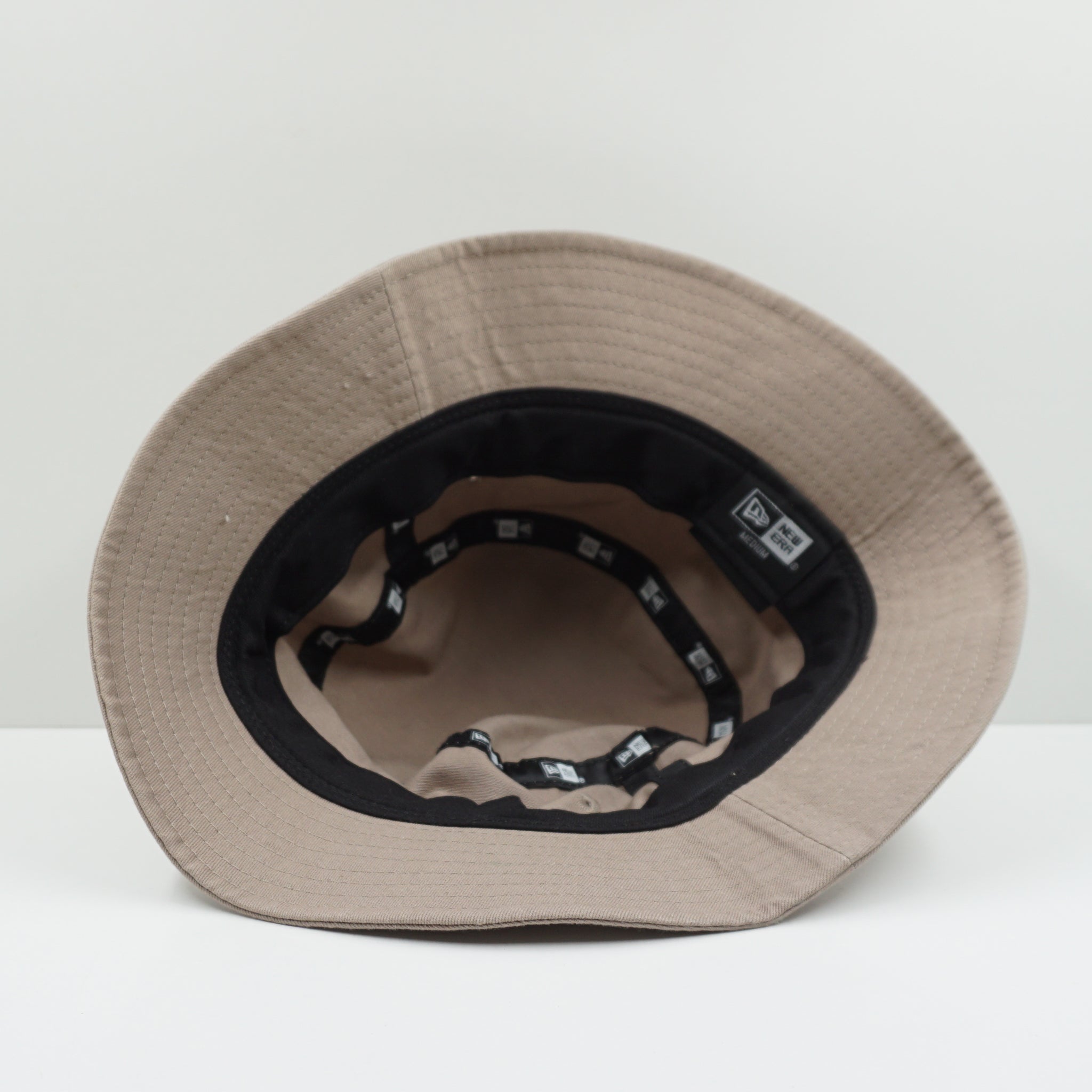 New Era Beige Bucket Hat