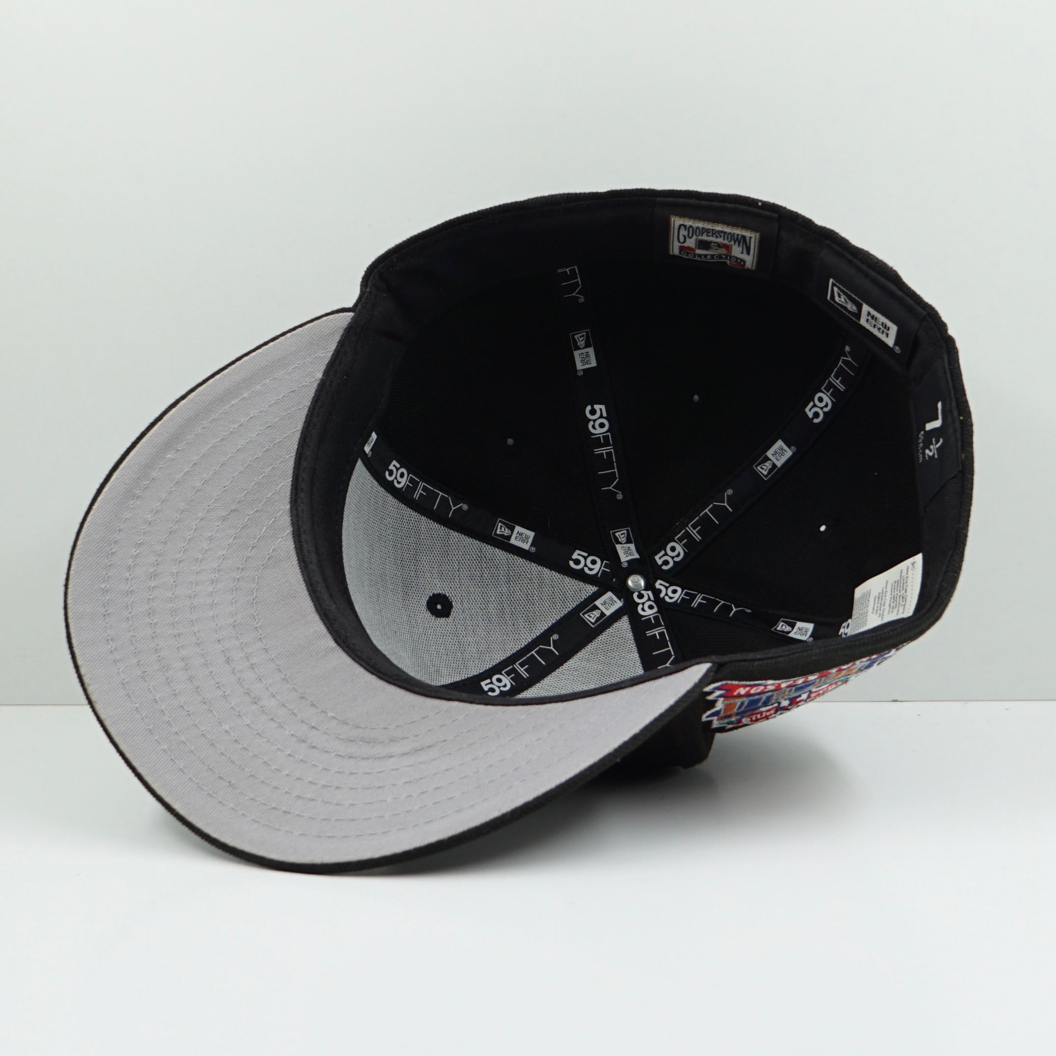 New Era Cooperstown Collection Texas Rangers Black Fitted Cap