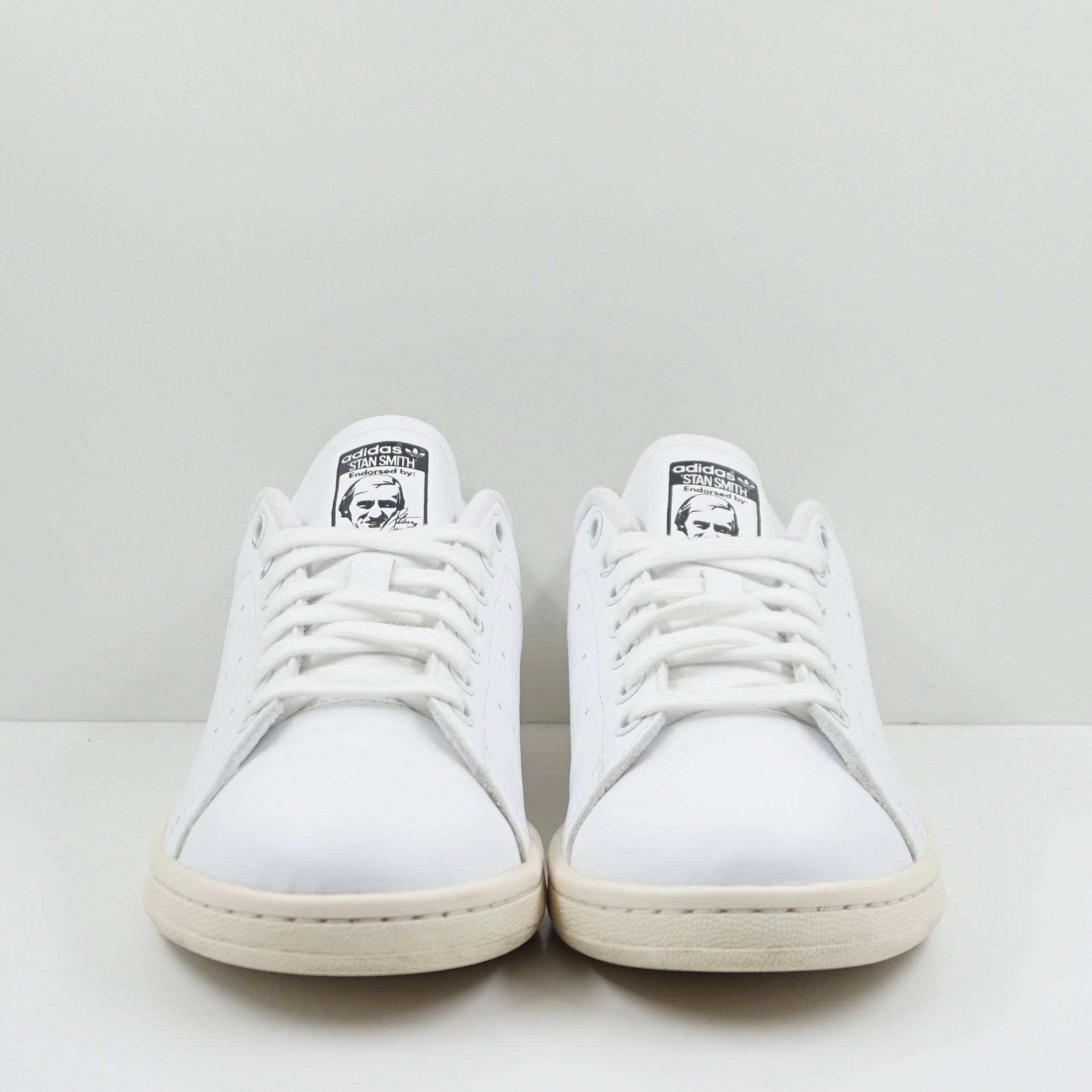 Adidas Stan Smith Cloud White Black Art Heel Tab