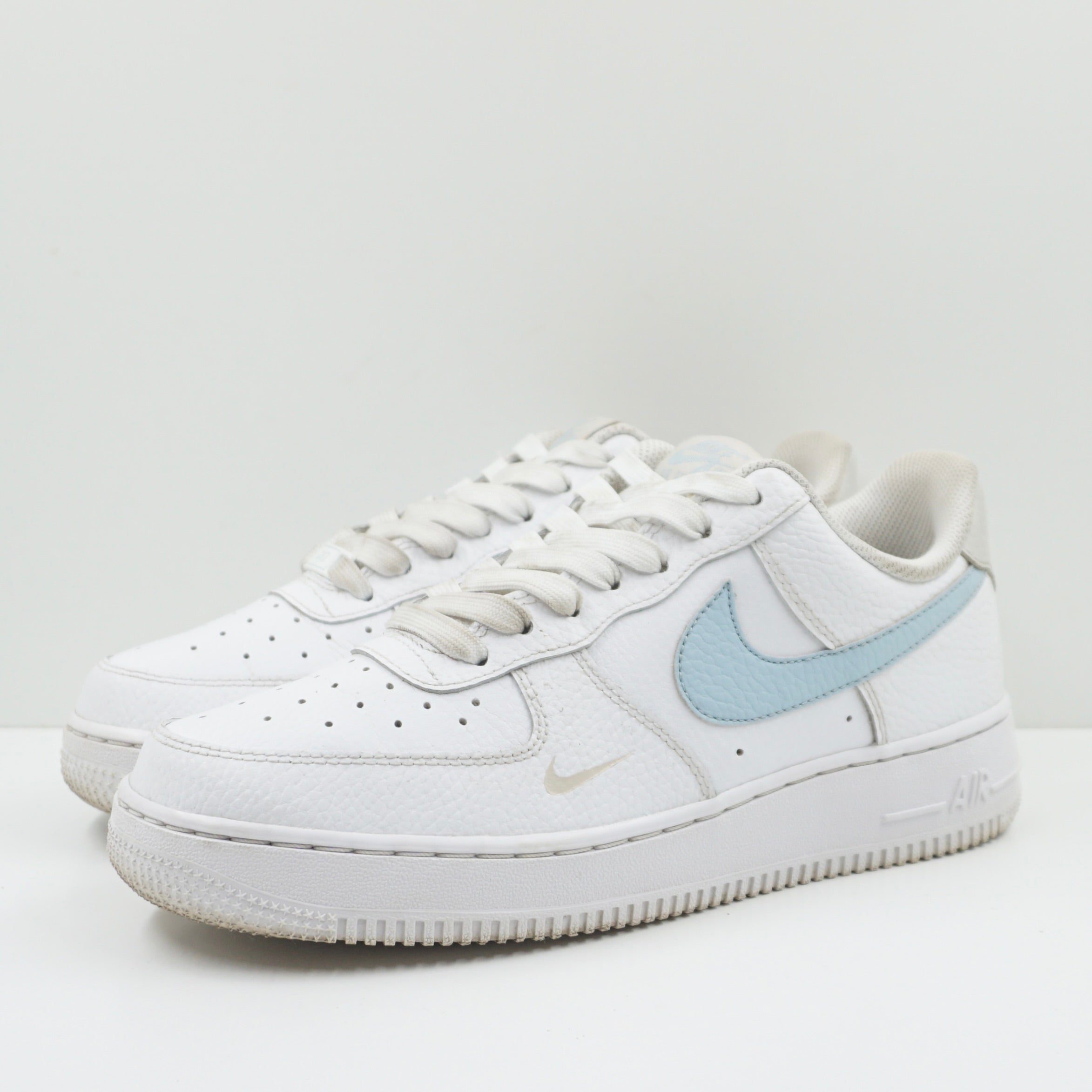 Nike Air Force 1 Low White Light Armory Blue Mini Swoosh (W)