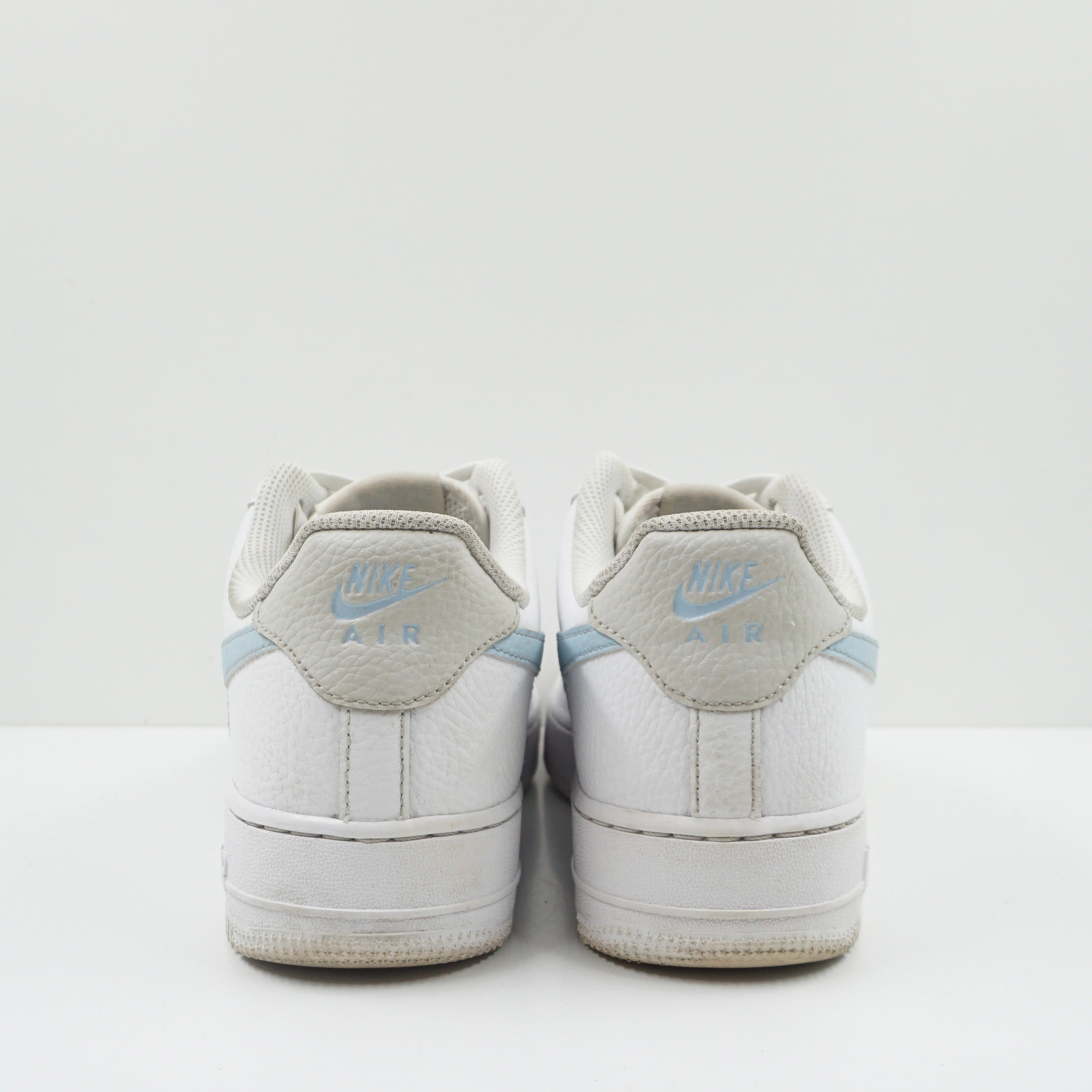 Nike Air Force Low White Light Armory Blue Mini Swoosh (W)