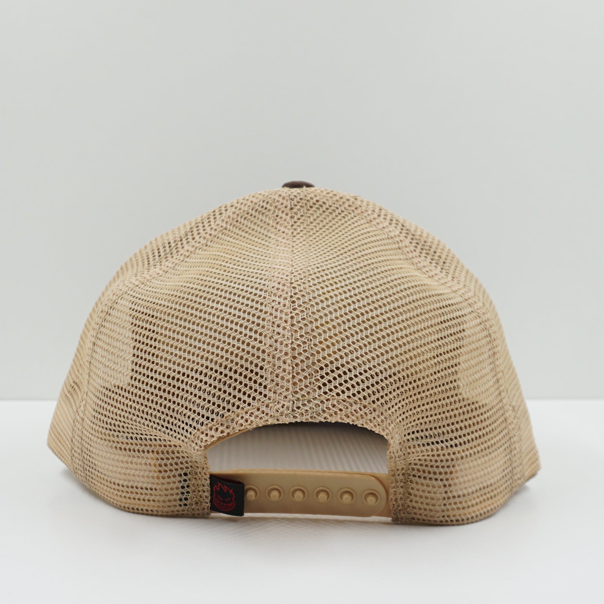 Spitfire Logo Brown Trucker Cap