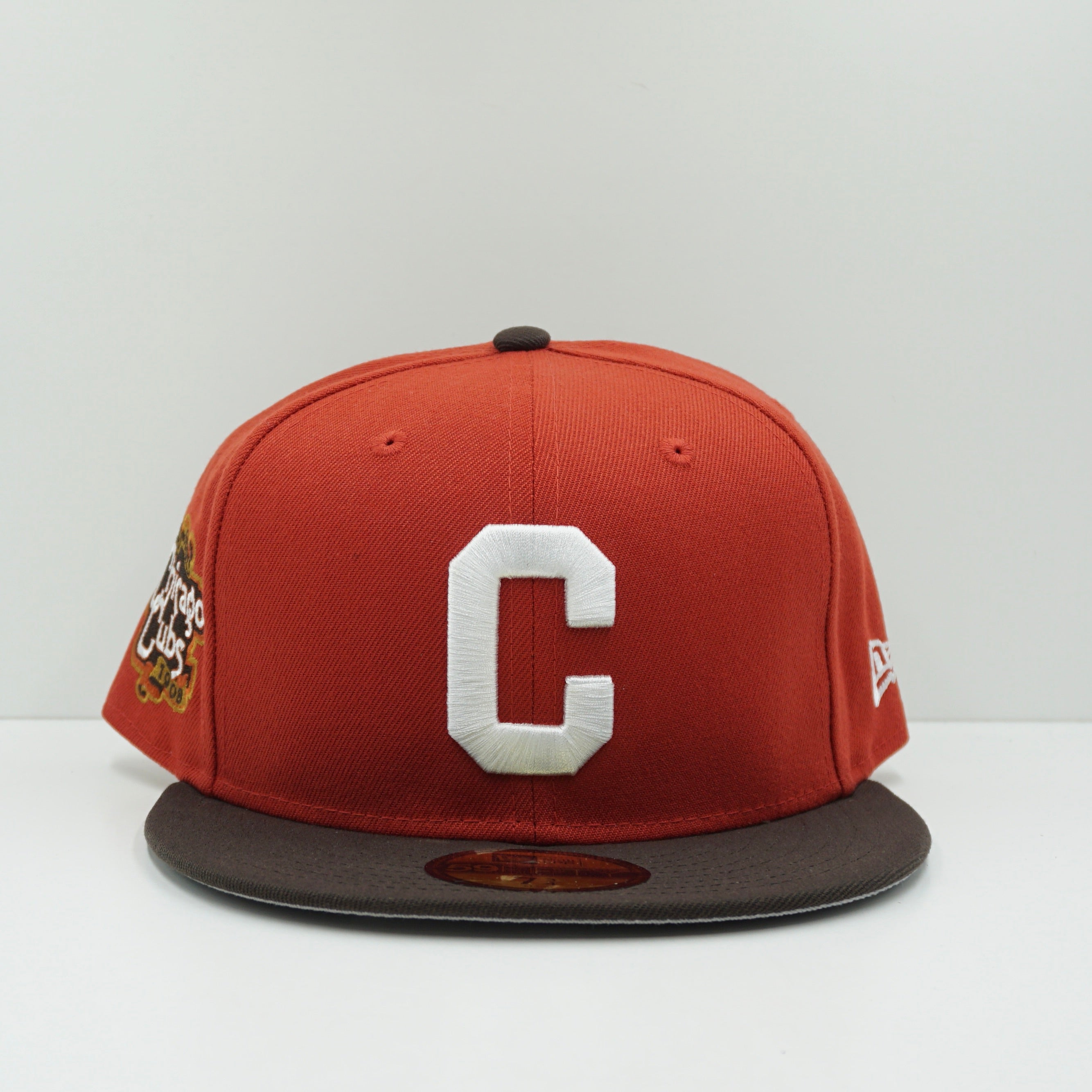 New Era Chicago Cubs Red Brown Fitted Cap