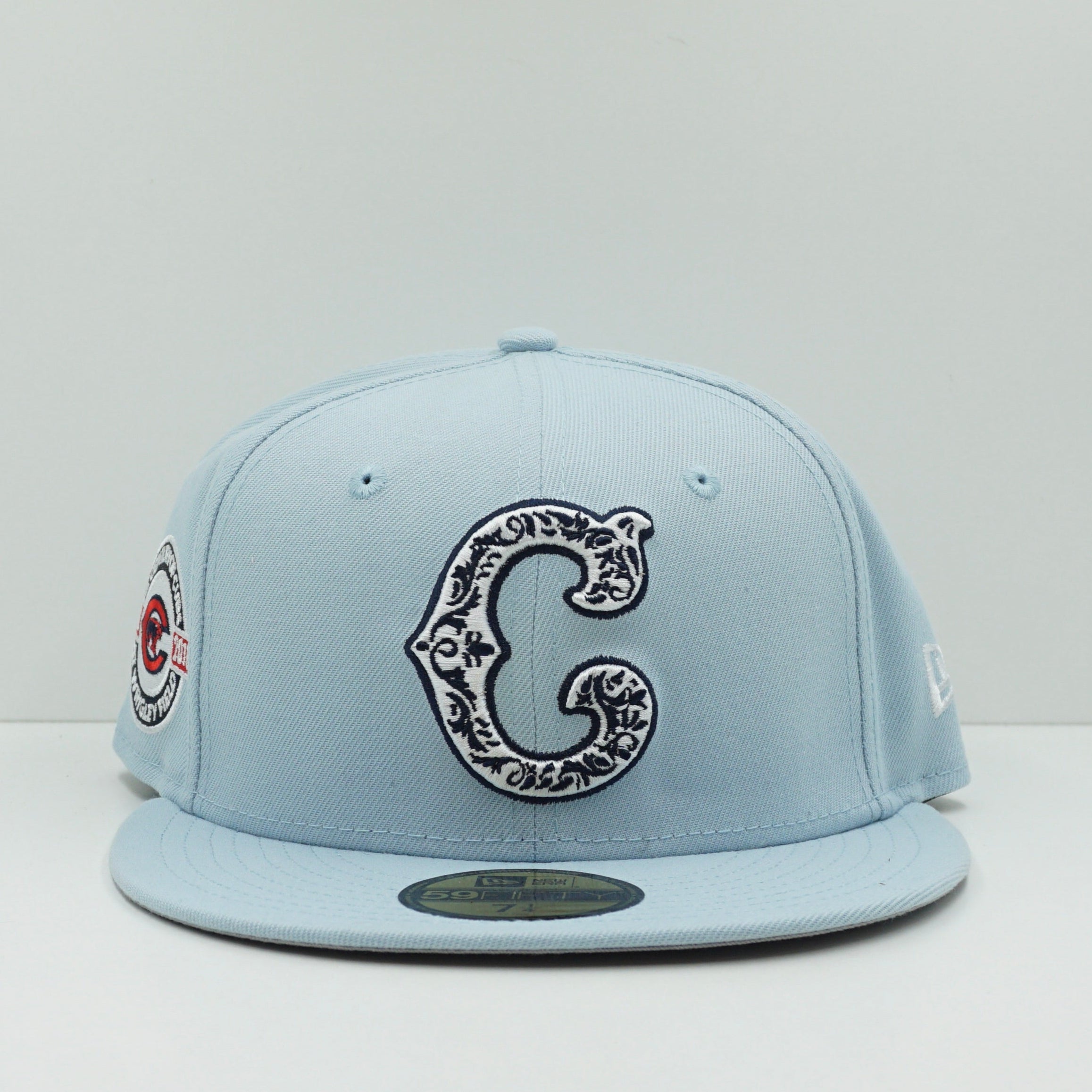 New Era Cincinnati Reds Light Blue Fitted Cap