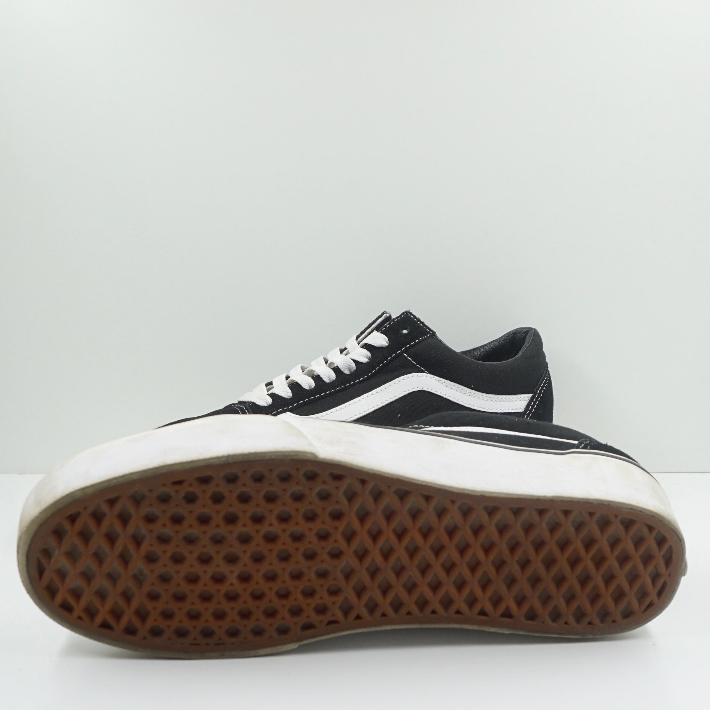 Vans Old Skool Platform Black White
