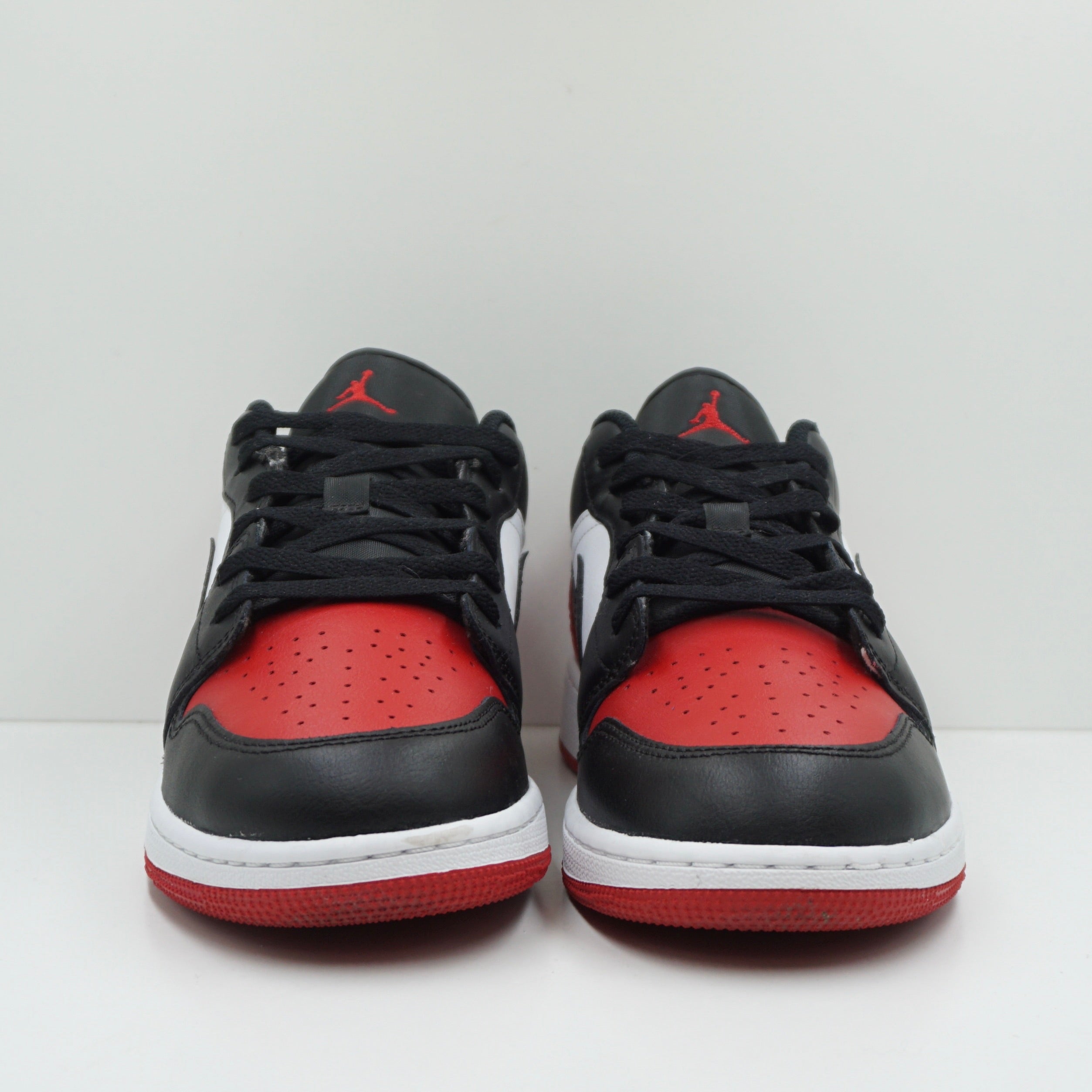 Jordan 1 Low Bred Toe 2.0 (GS)