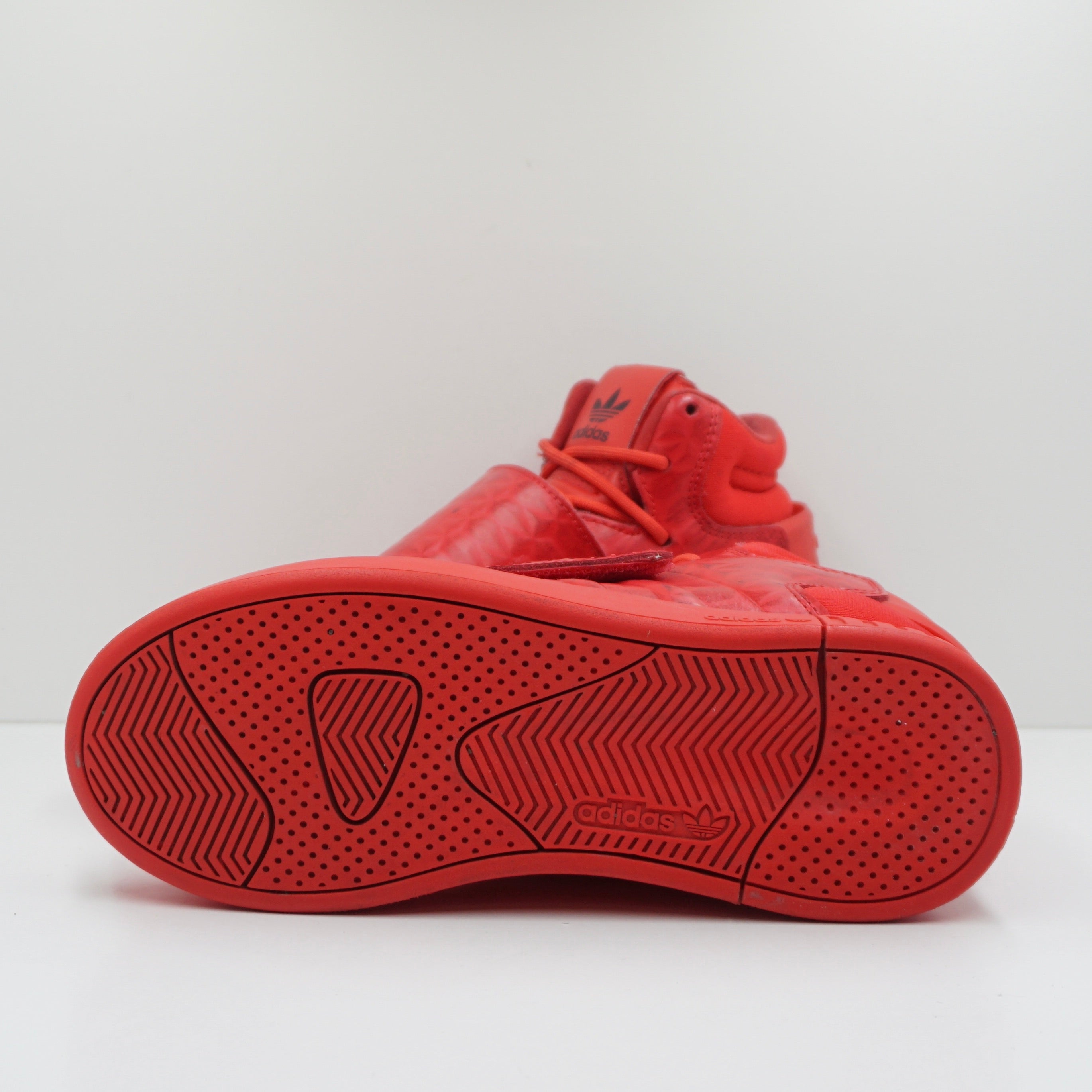 Adidas Tubular Invader J Triple Red Sample