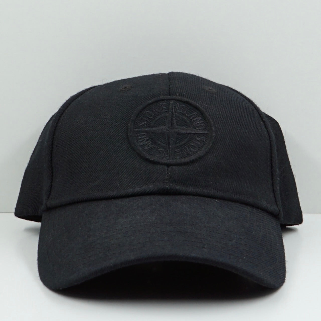 Stone Island AW19 Mix Wool Black Dad Cap