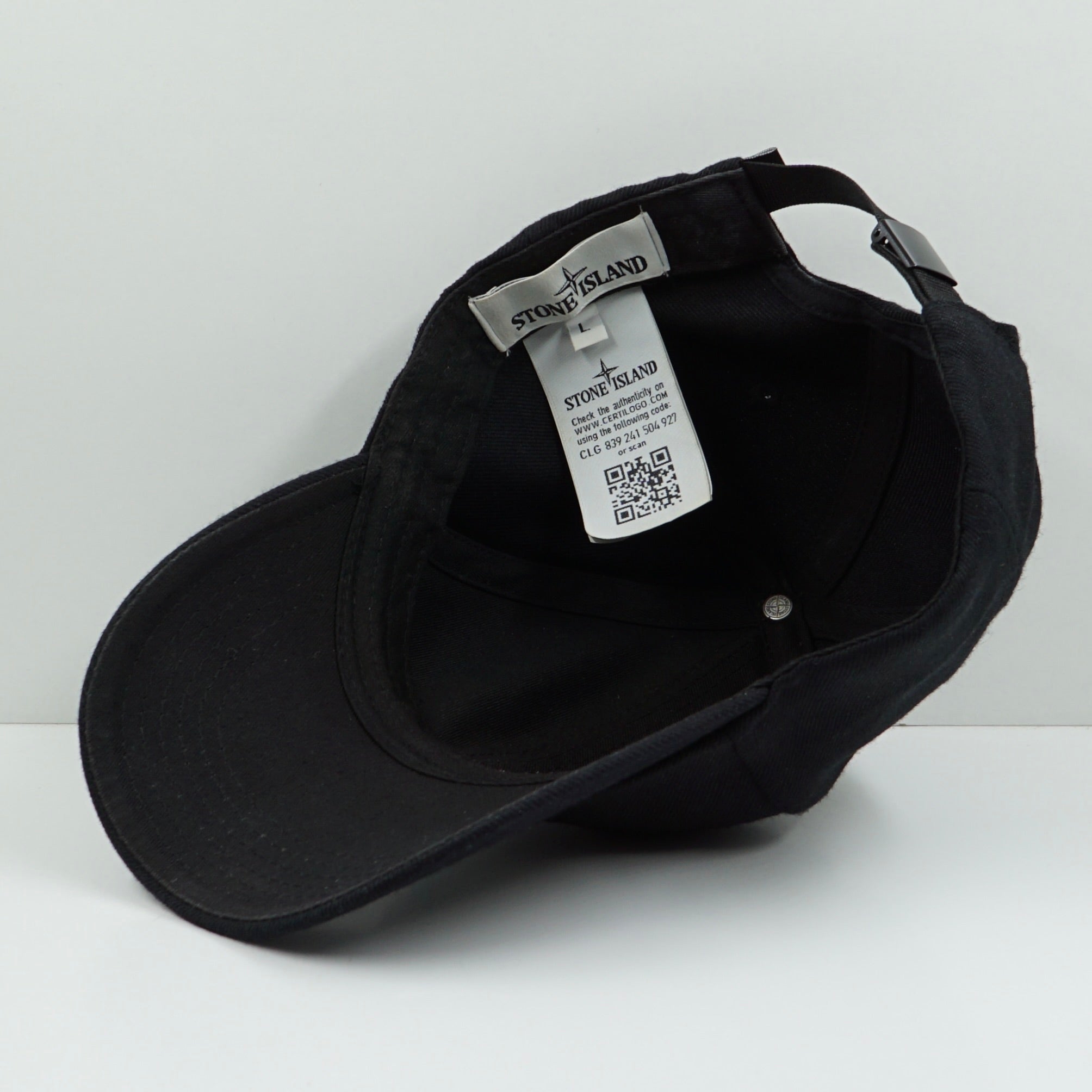 Stone Island AW19 Mix Wool Black Dad Cap