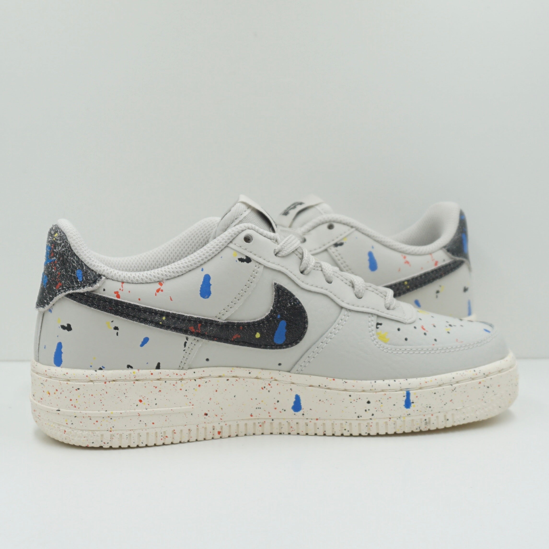 Nike Air Force 1 LV8 Paint Splatter Light Bone (GS)