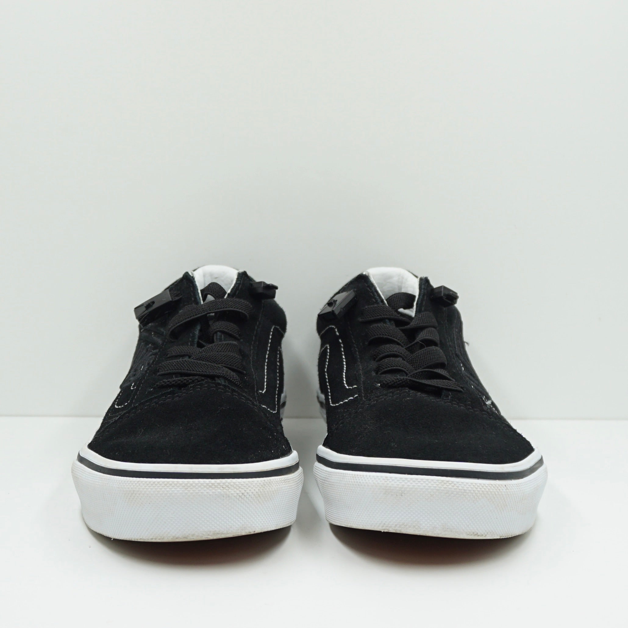 Vans Black Old Skool Kids Embroidered Logo
