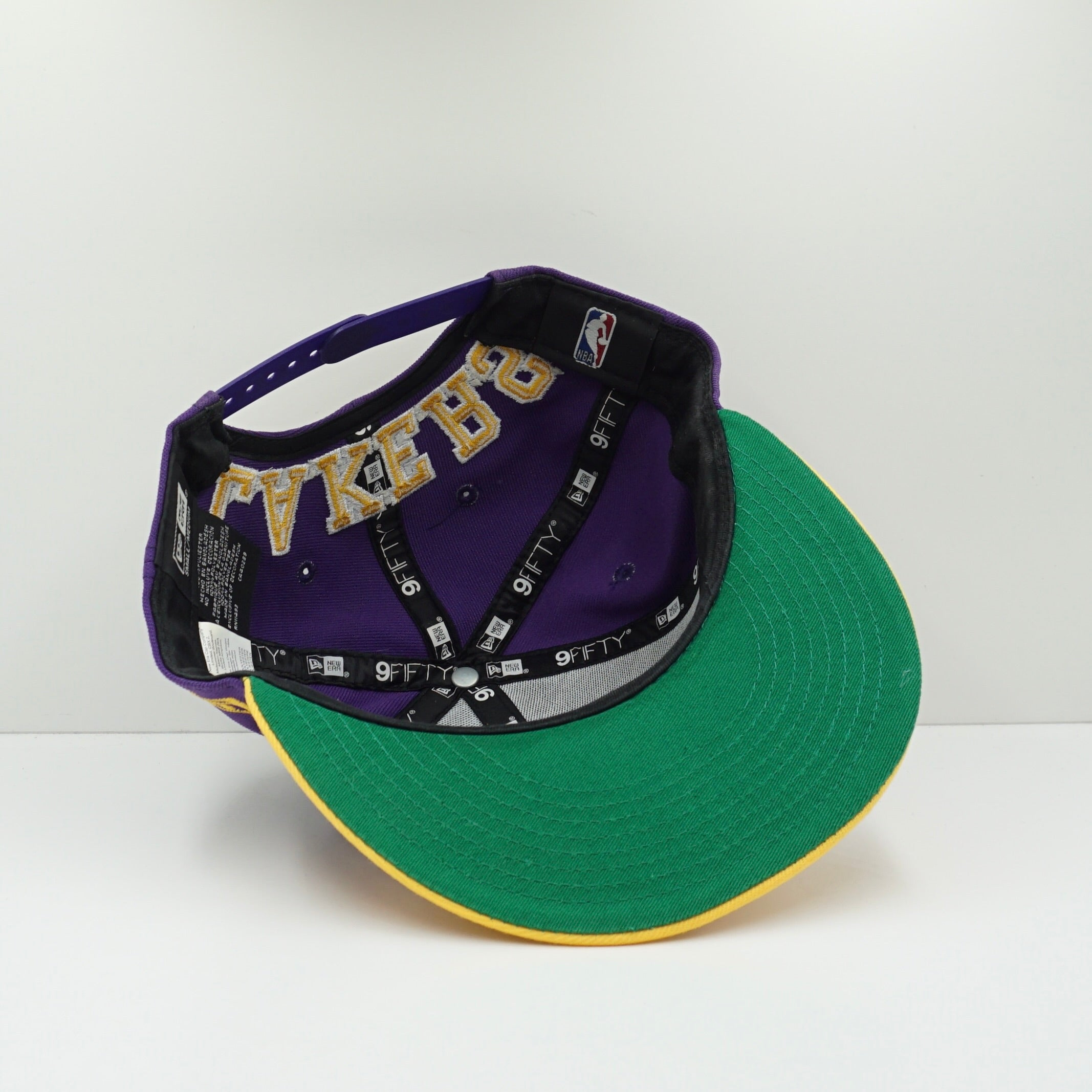 New Era Los Angeles Lakers Purple Yellow Snapback Cap