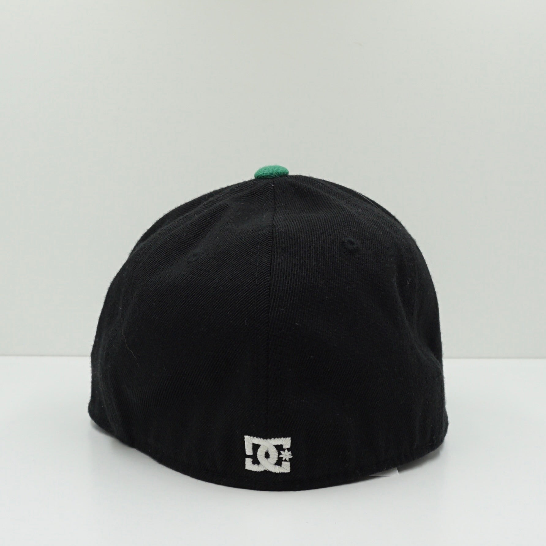 DC Shoes Black Green Fitted Cap