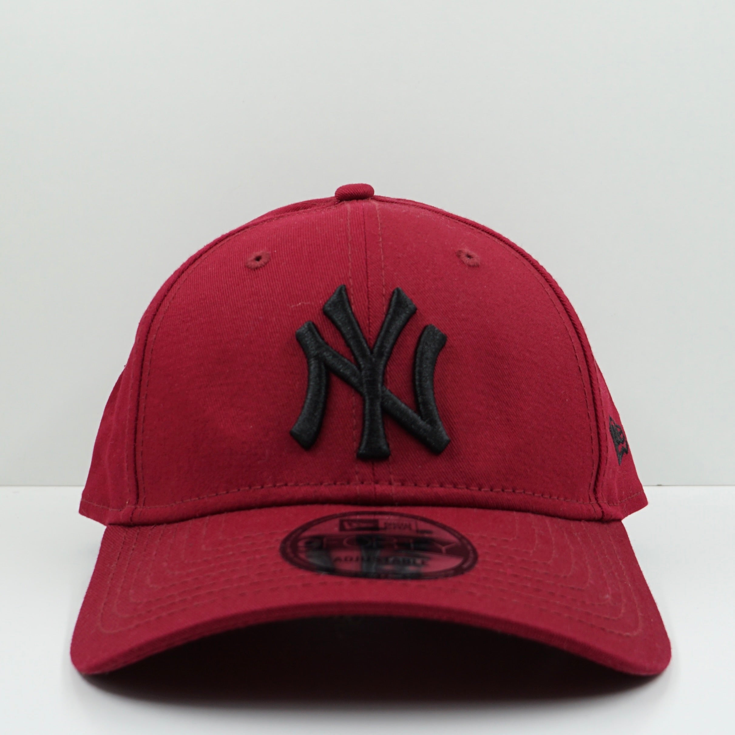 New Era New York Yankees Burgundy Black Adjustable Cap