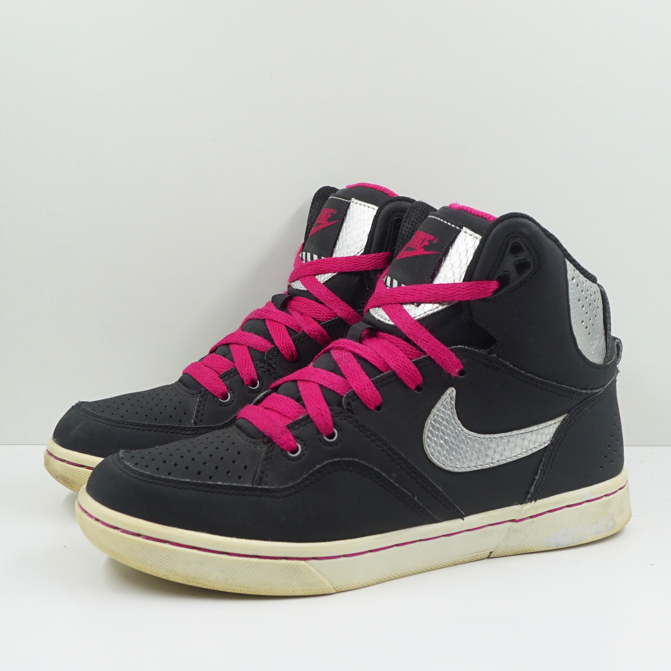 Nike Court Tranxition Hi-Top Black Pink Silver