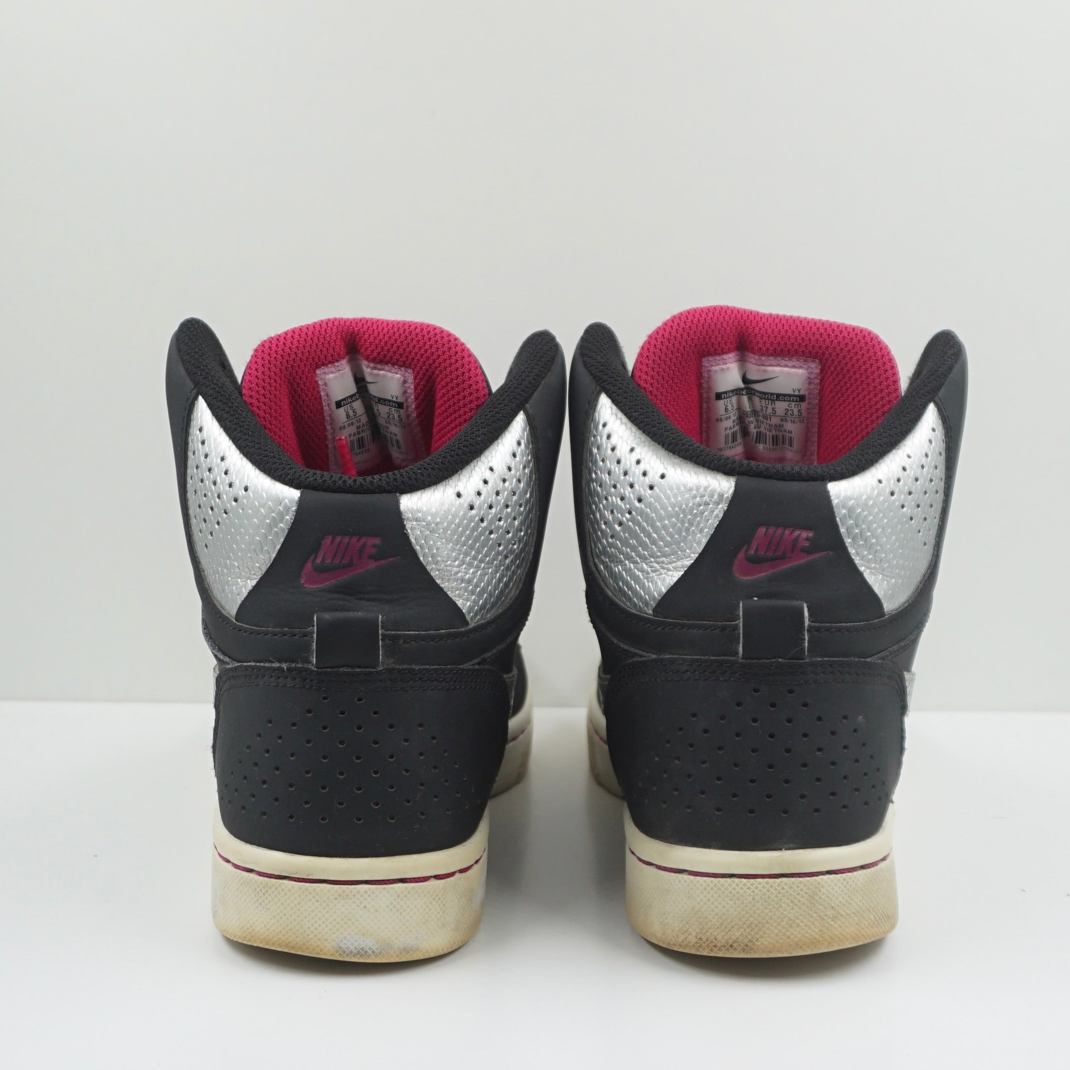 Nike Court Tranxition Hi-Top Black Pink Silver
