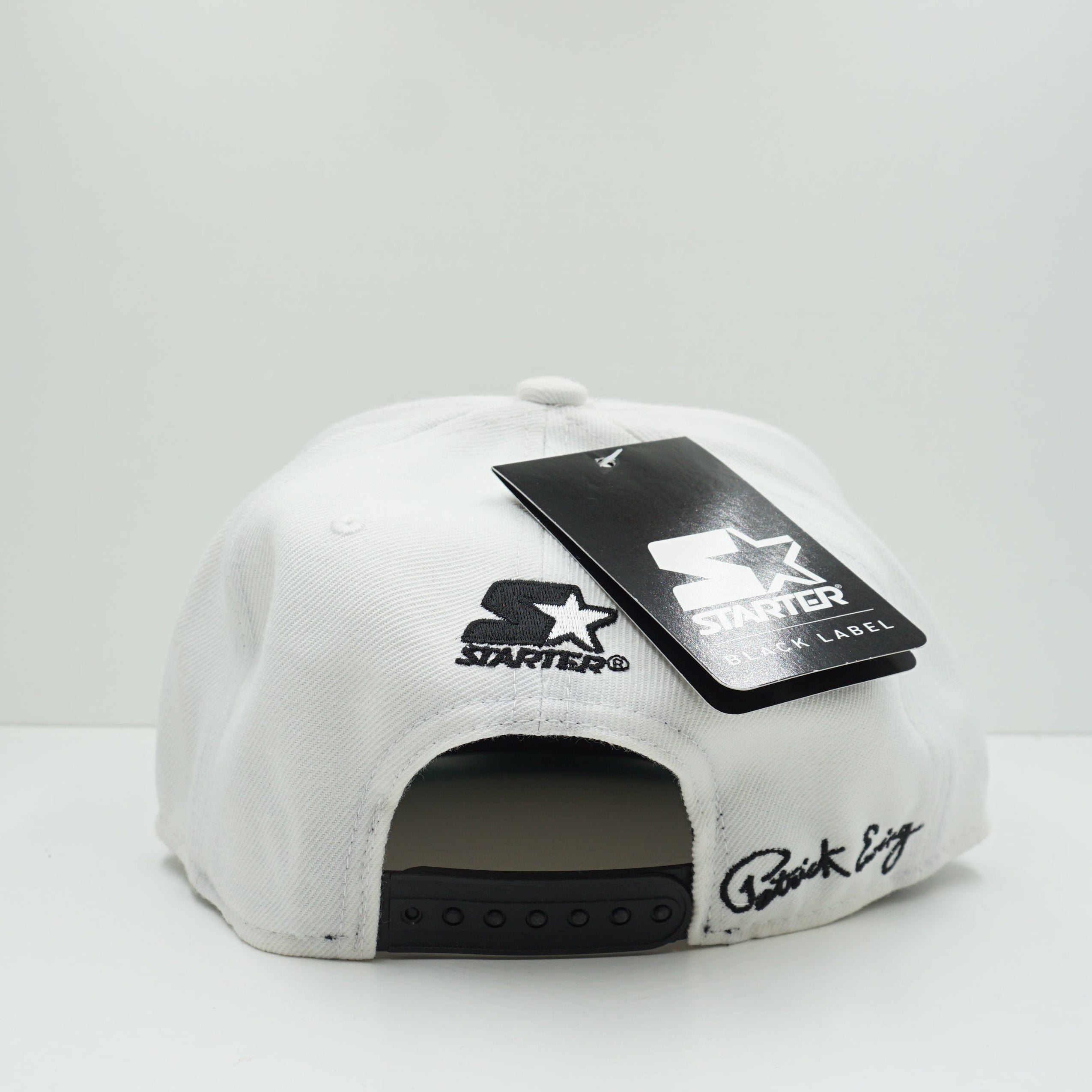 Starter Black Label Patrick Ewing White Snapback Cap
