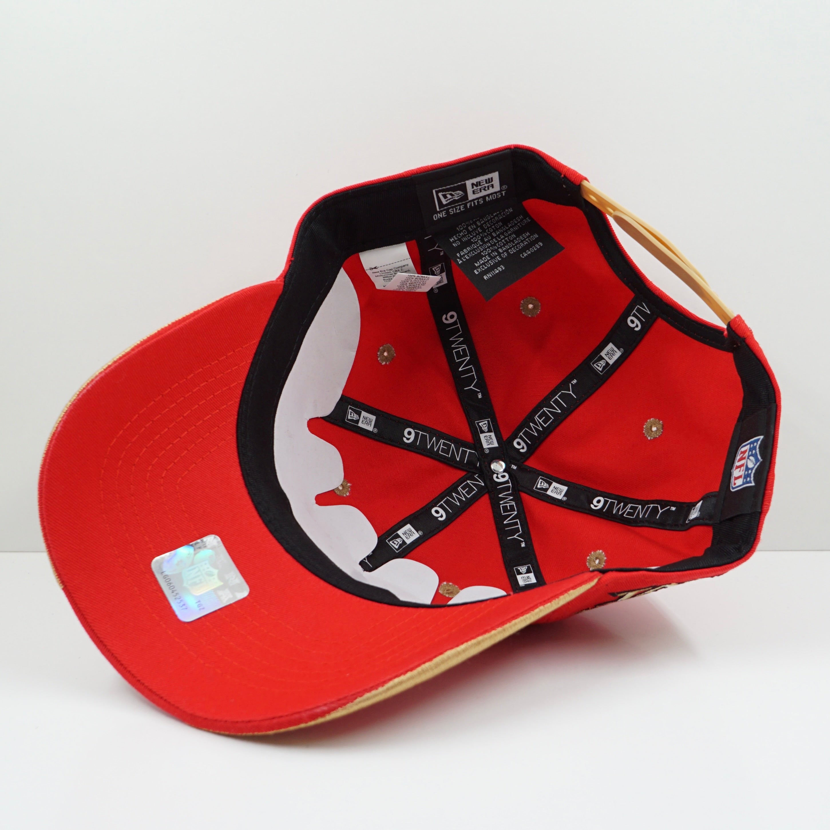 New Era San Fransisco 49ers Superbowl Red Snapback