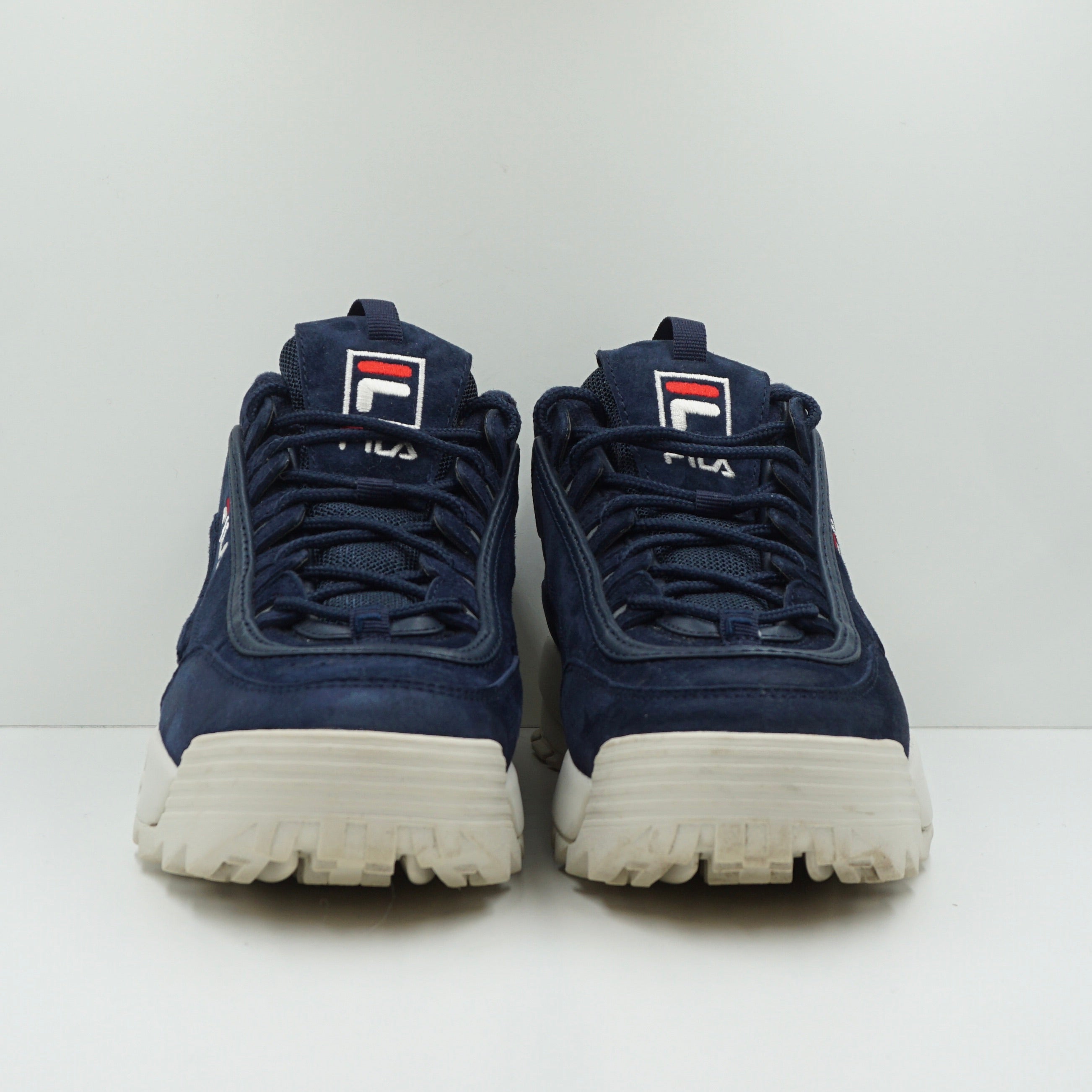 Fila Disruptor S Low Navy Suede Salesman Sample