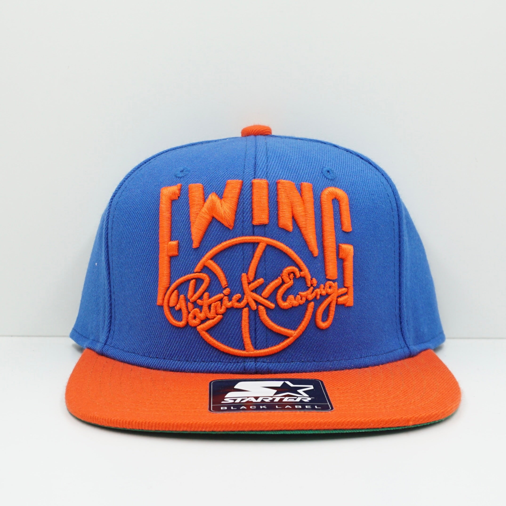 Starter Black Label Patrick Ewing Blue Orange Snapback Cap