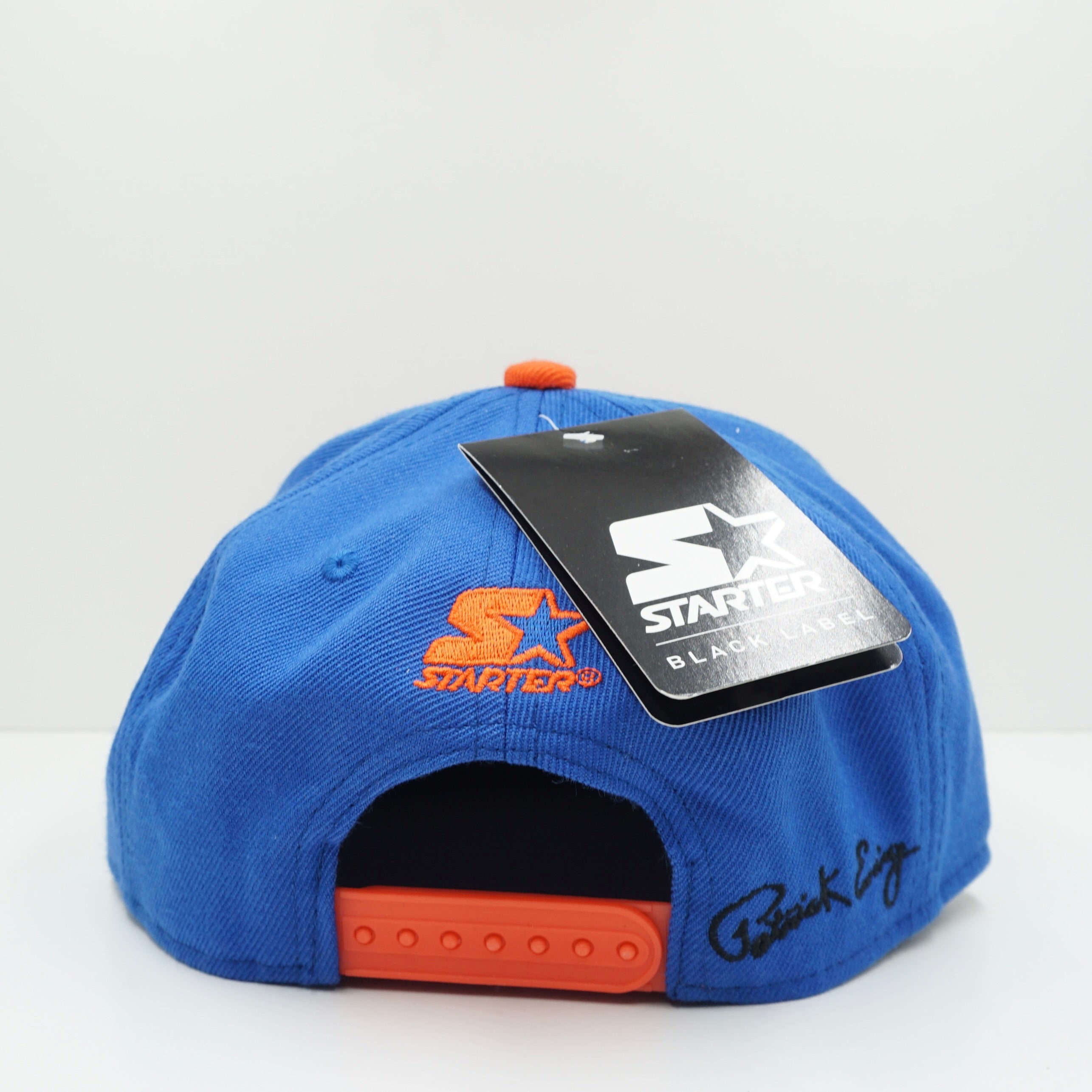 Starter Black Label Patrick Ewing Blue Orange Snapback Cap