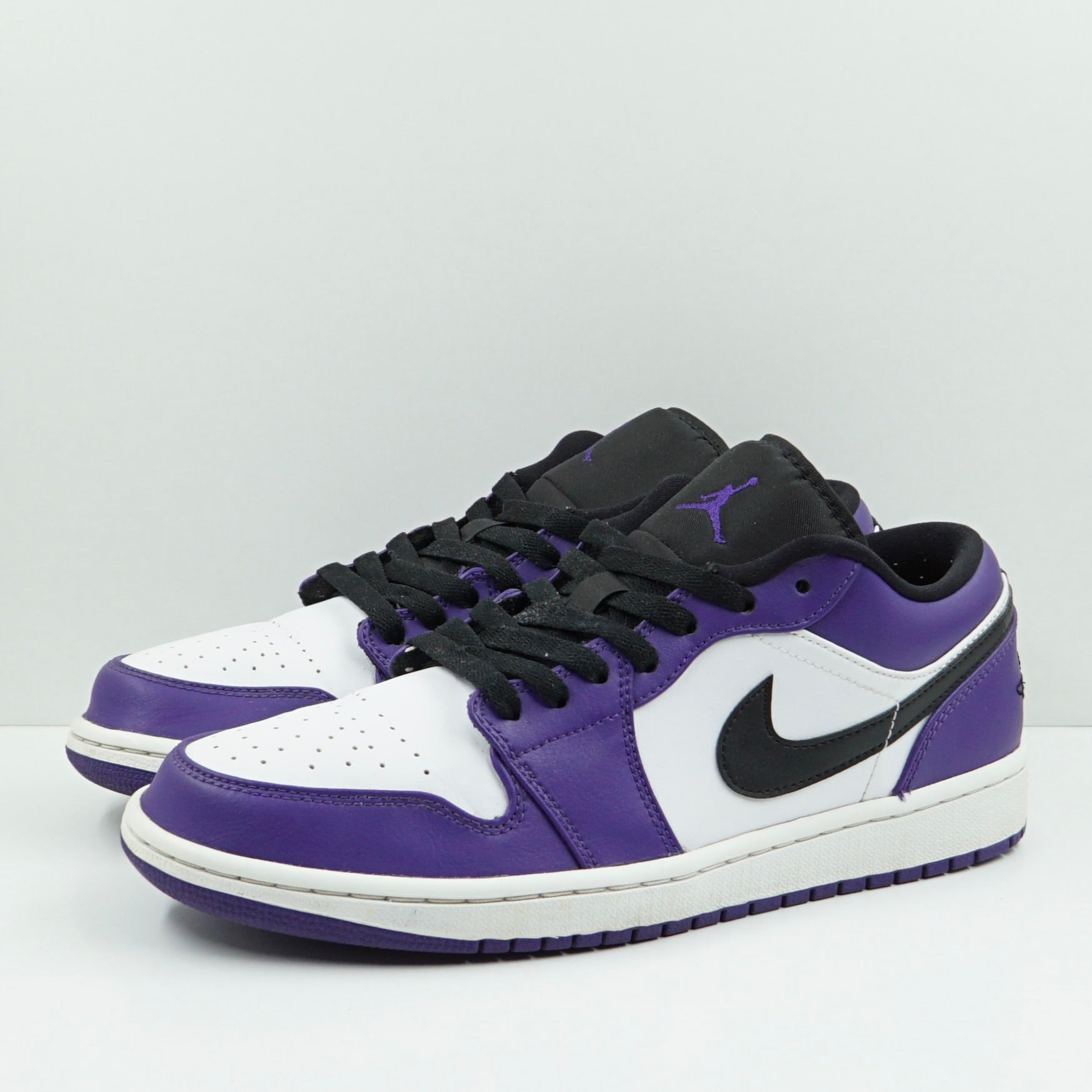 Jordan 1 Low Court Purple White